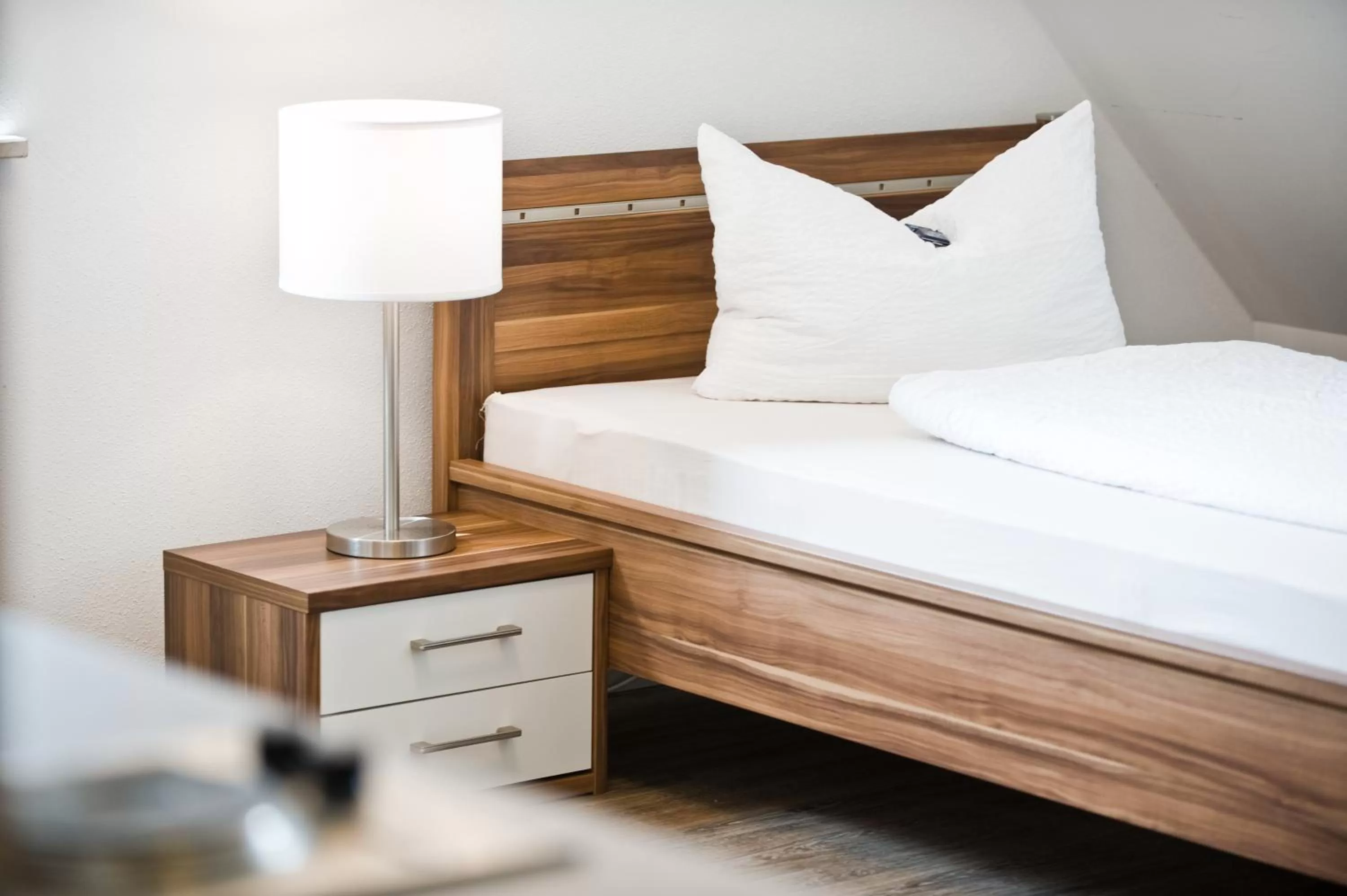 Decorative detail, Bed in greenpartment Boardinghouse Neustadt