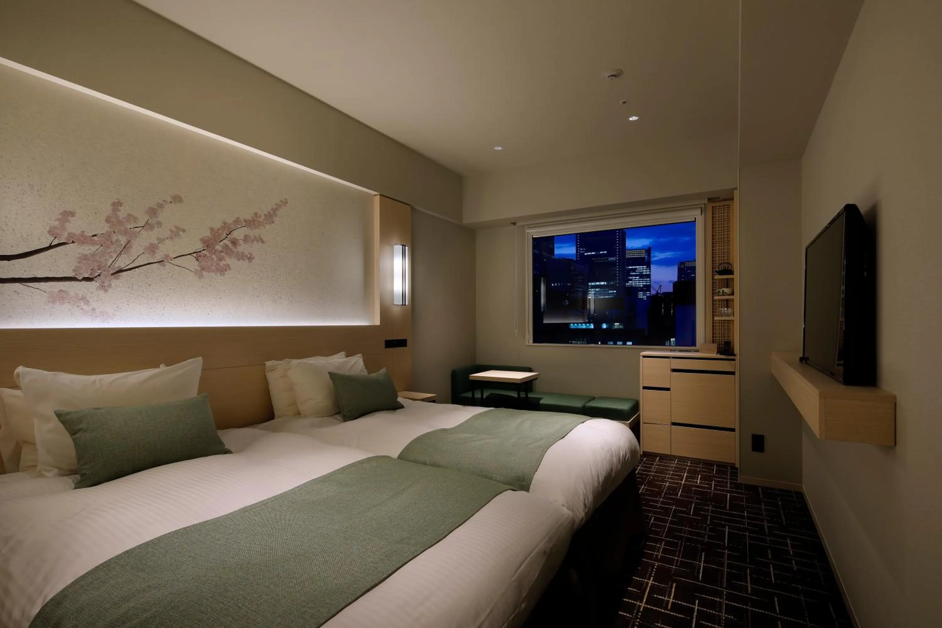 Photo of the whole room, Bed in Hotel Yaenomidori Tokyo