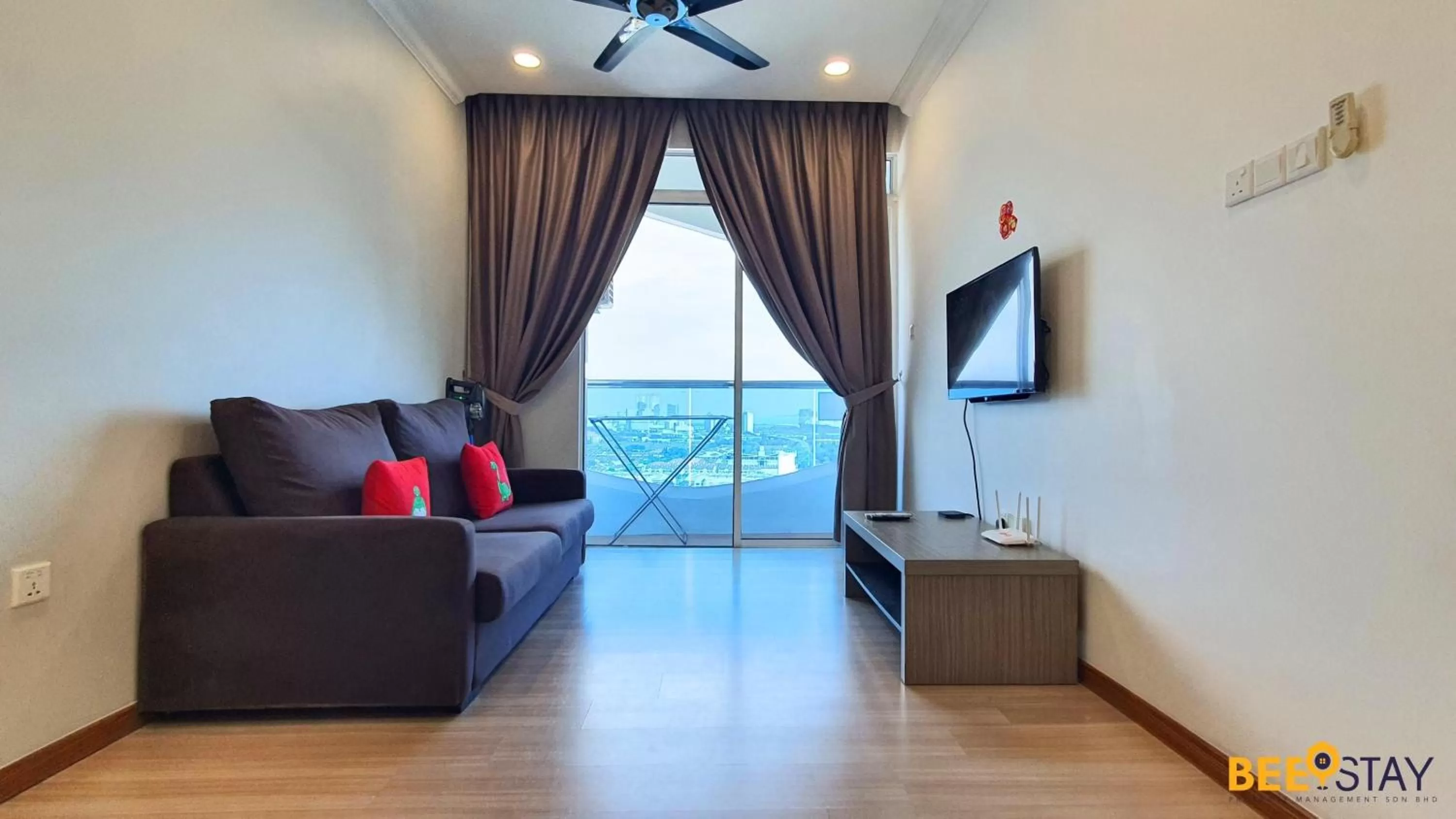 Seating Area in The Wave Suites Melaka by BEESTAY