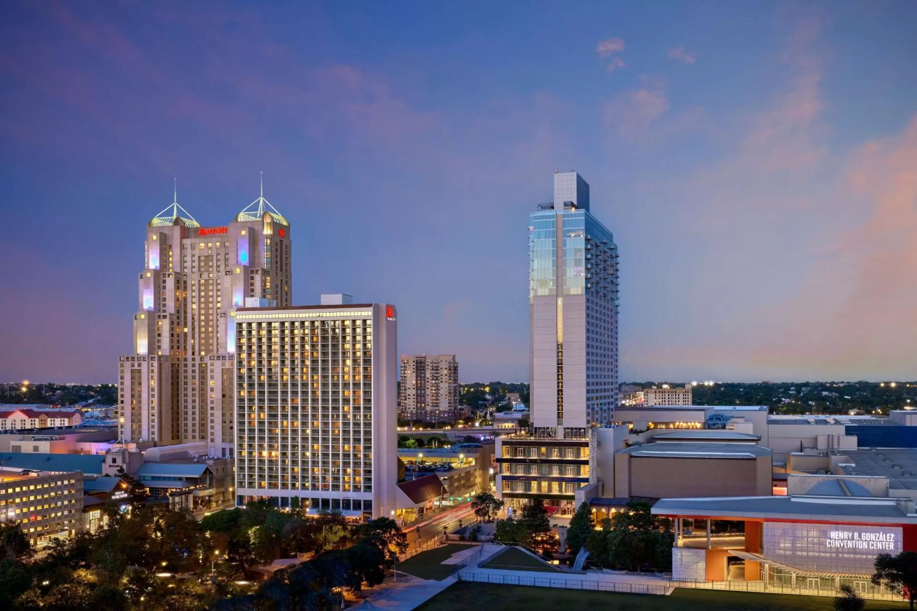 Property building in San Antonio Marriott Rivercenter on the River Walk