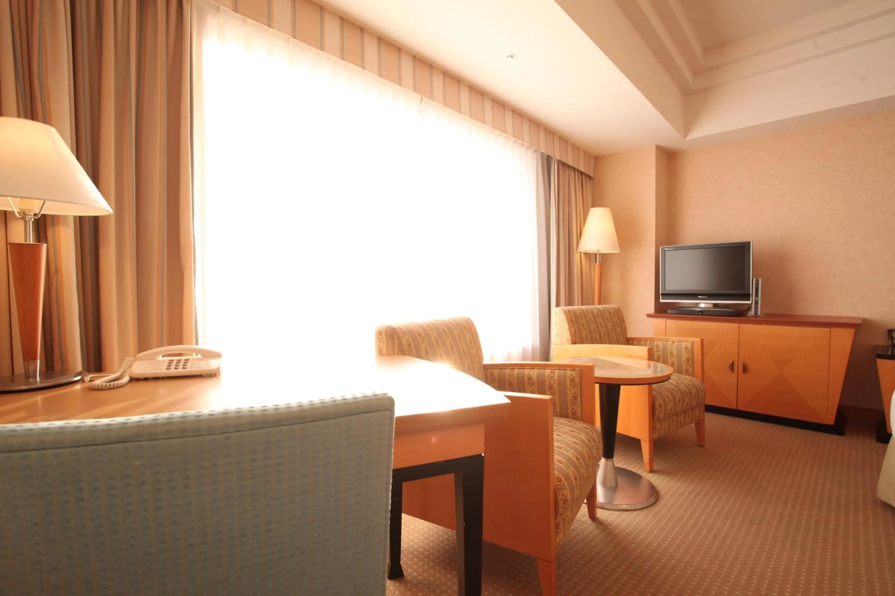 Seating area in JR Hotel Clement Takamatsu