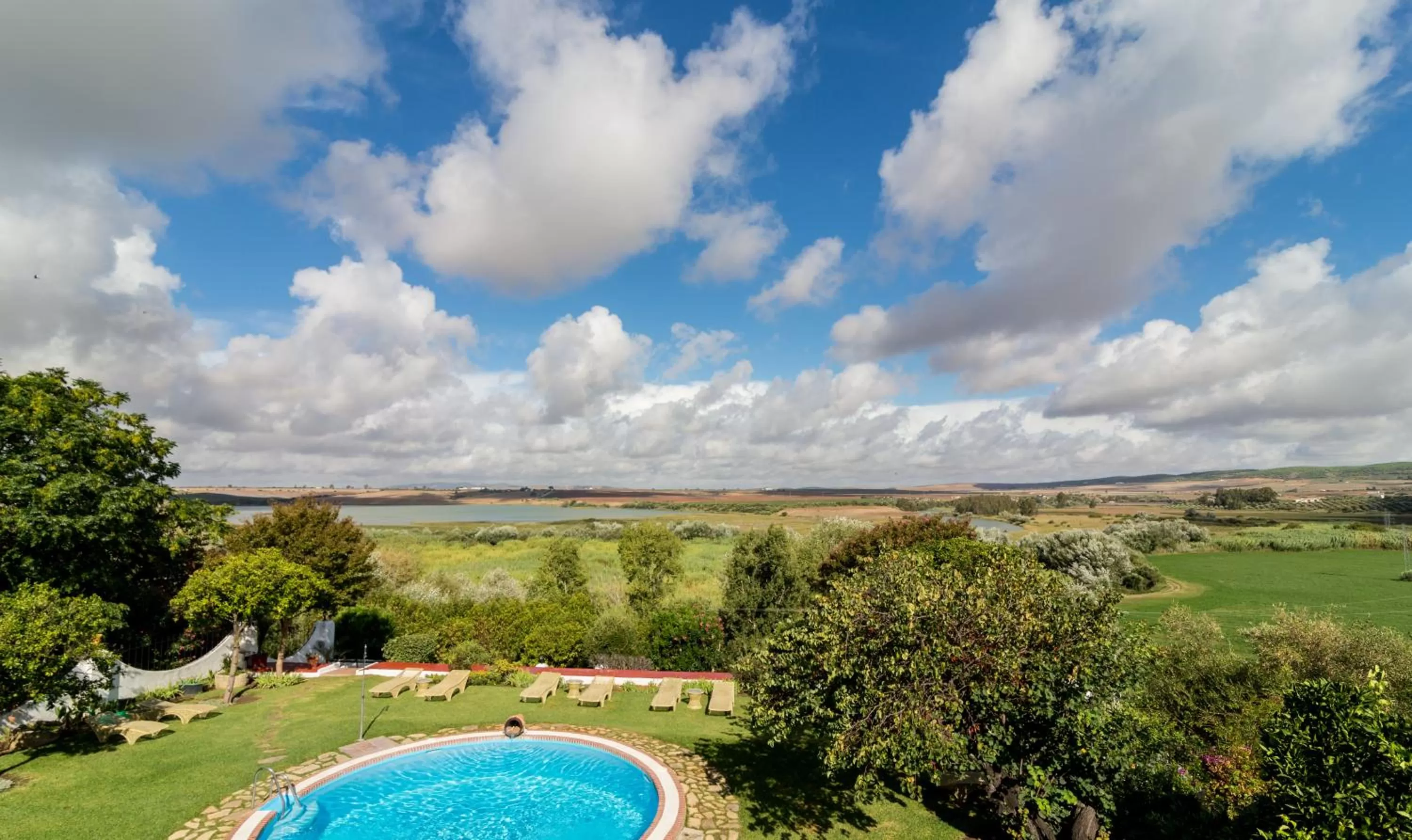 Bird's eye view in Hacienda El Santiscal