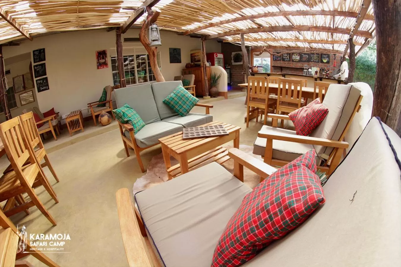 Seating area in Kara-Tunga Safari Camp