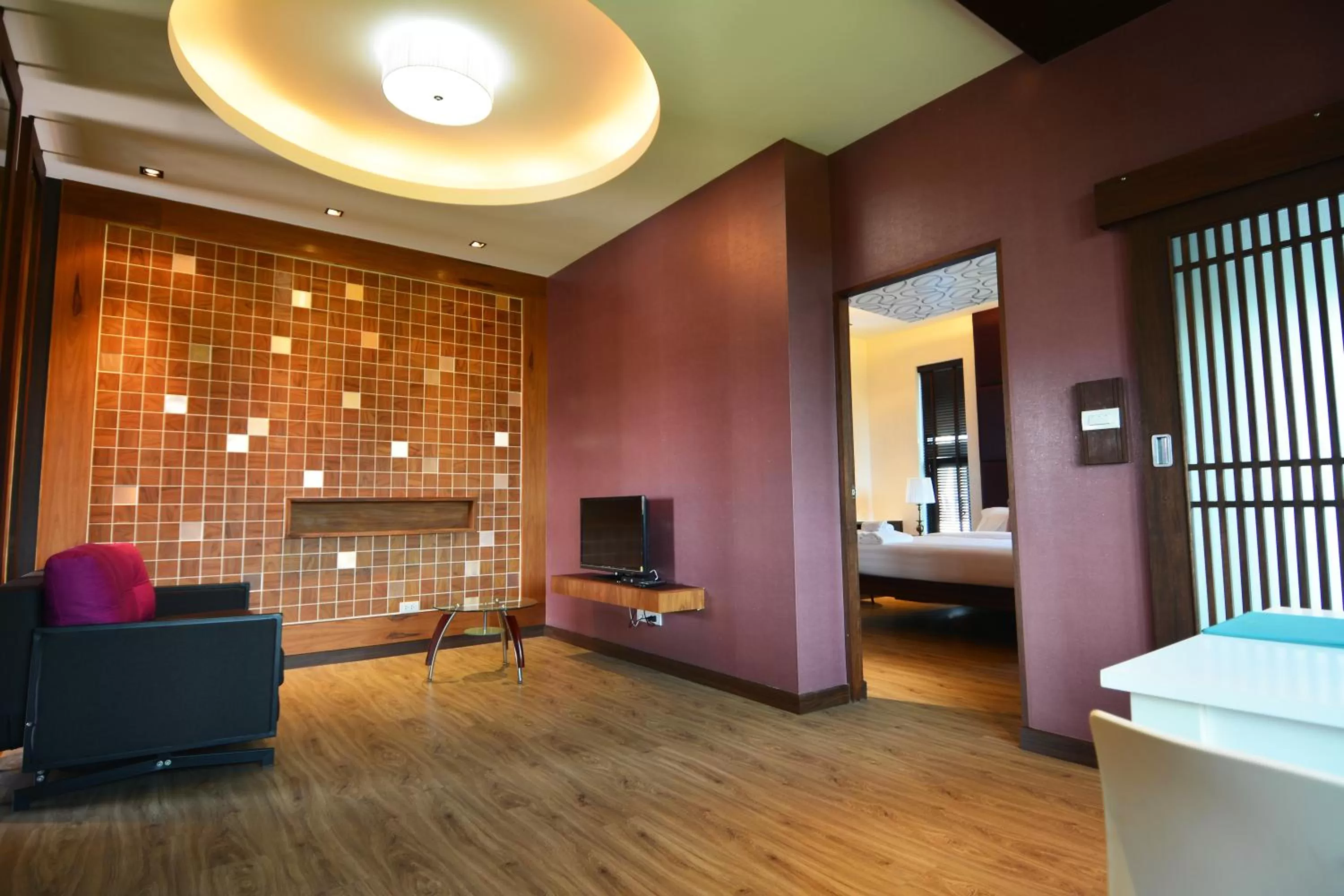 Seating area in Burapa Boutique