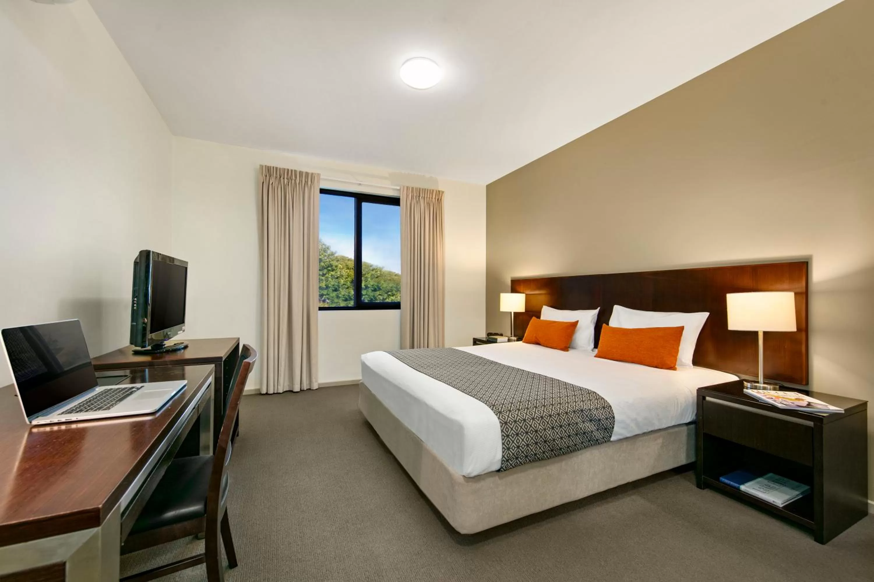 Photo of the whole room, Bed in Quest Moorabbin