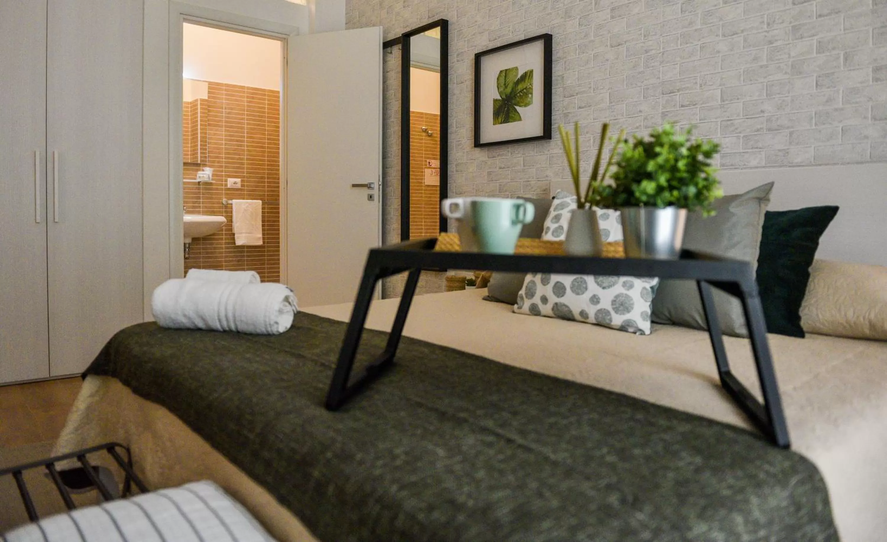 Photo of the whole room, Bed in B&B Portafortuna Lucky charm