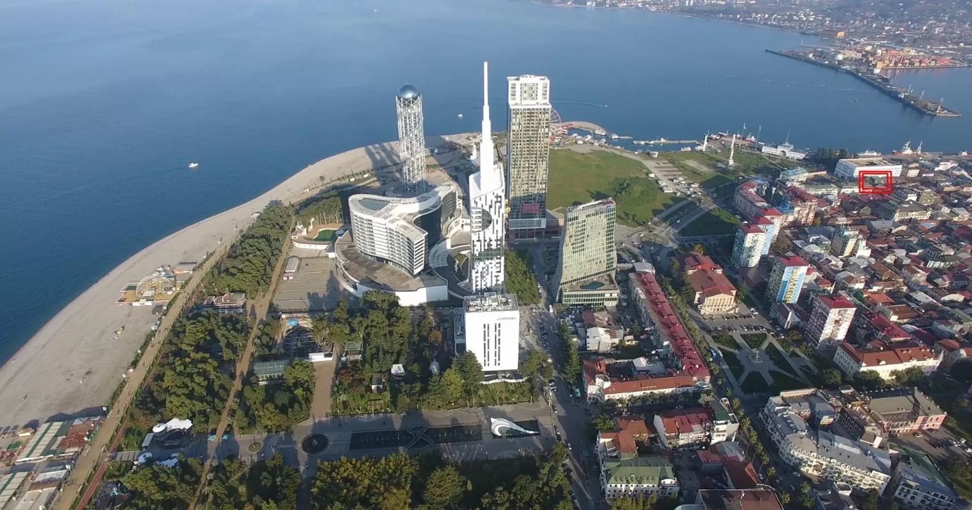 Bird's eye view, Bird's-eye View in Hotel Queen-Batumi