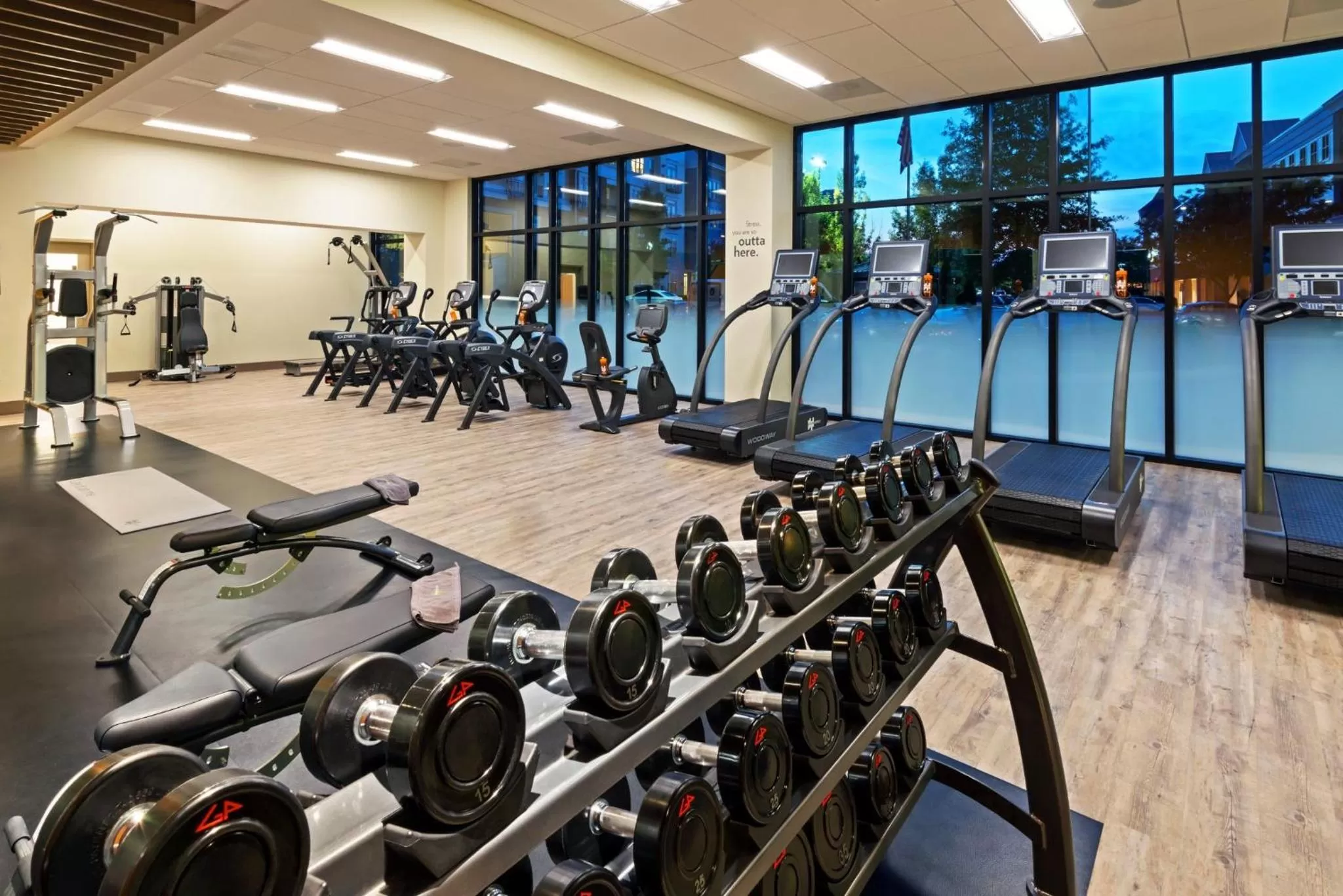 Fitness centre/facilities in EVEN Hotel Manchester Airport by IHG
