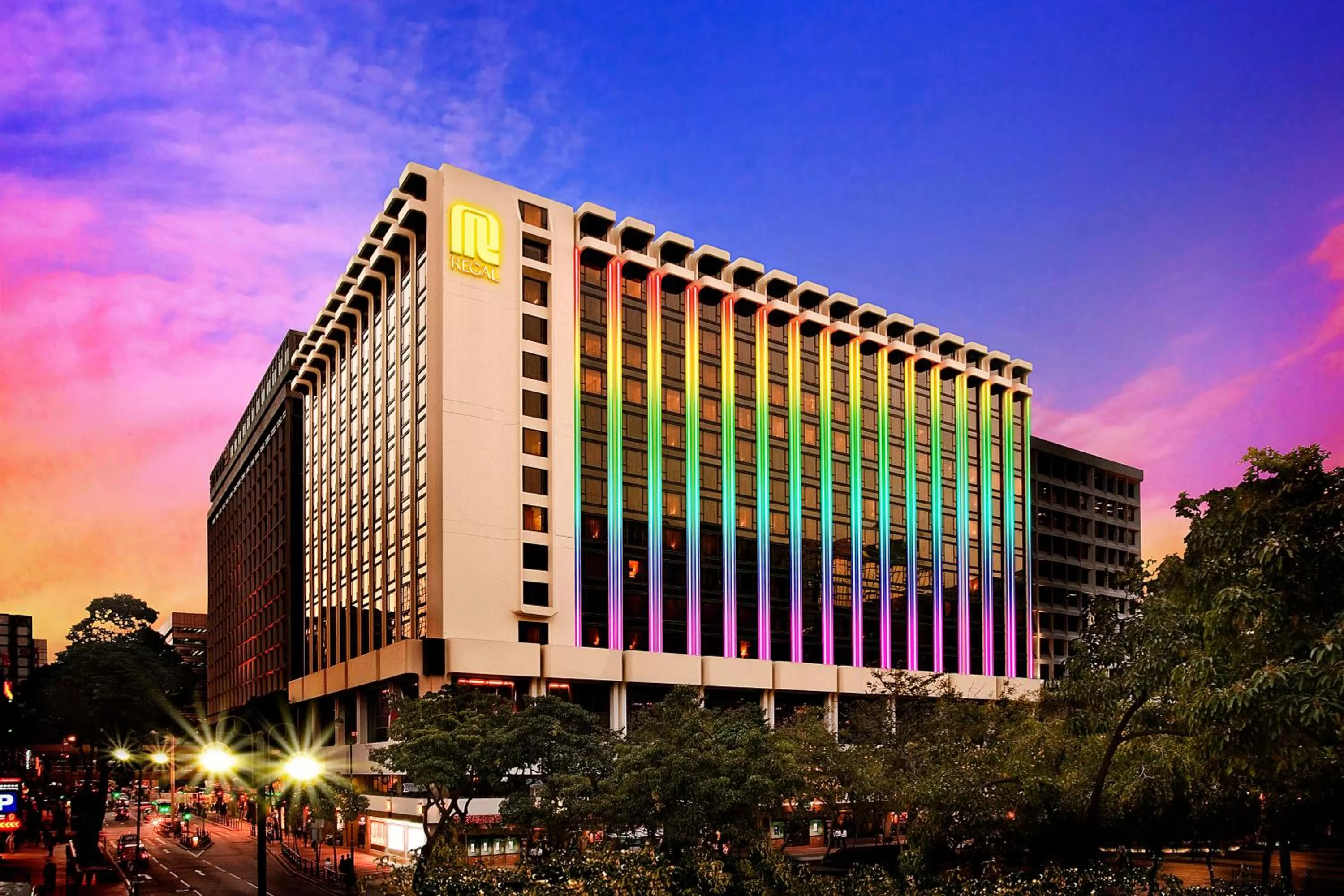 Property building in Regal Kowloon Hotel