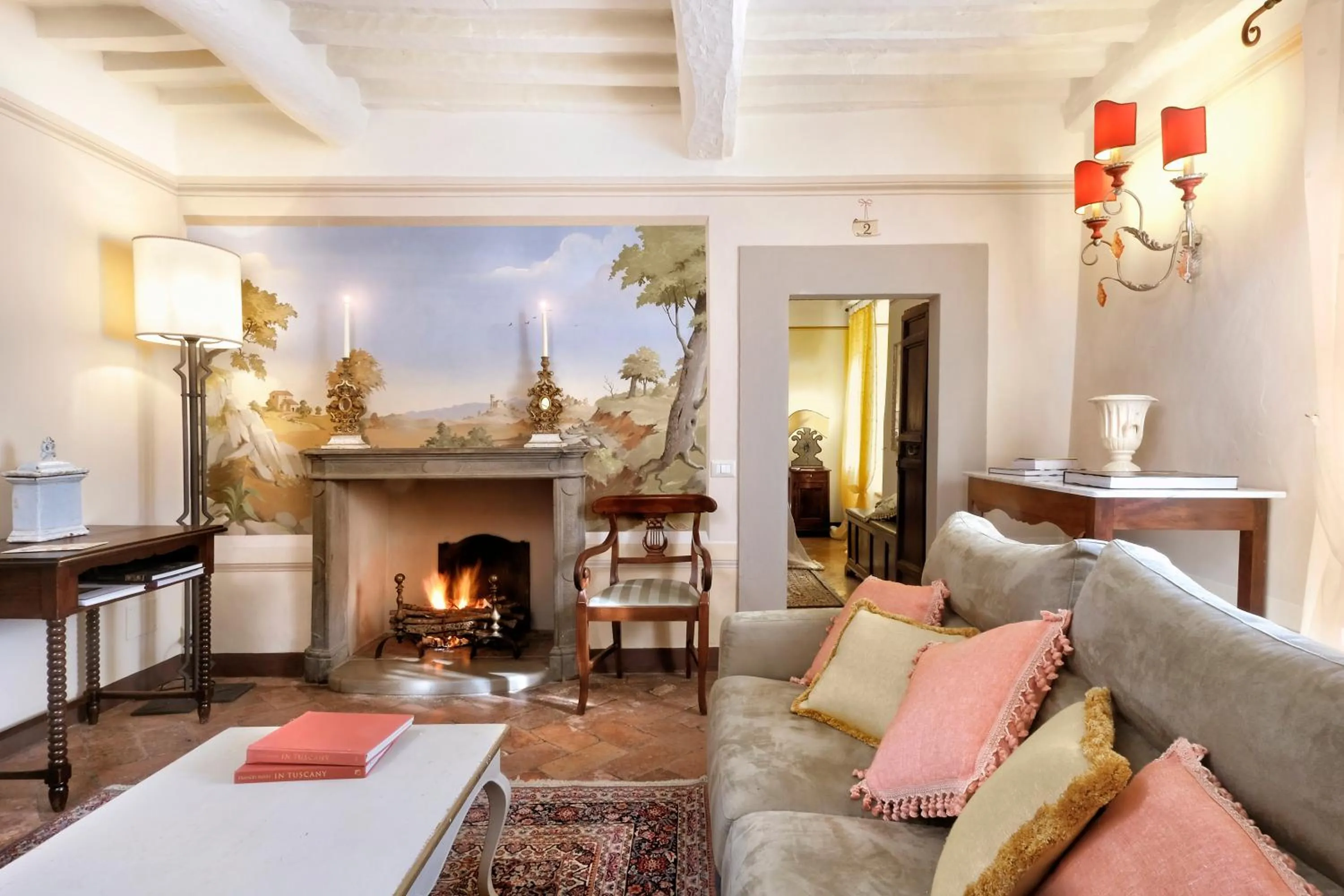 Living room in Il Falconiere Relais & Spa