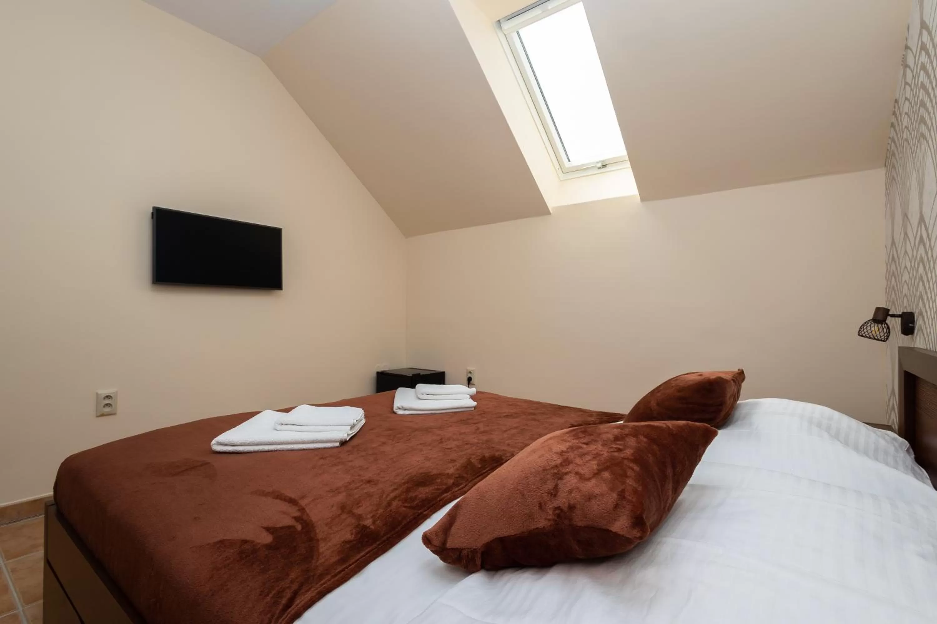 TV and multimedia, Bed in Spa & Wellness Hotel Orchidea