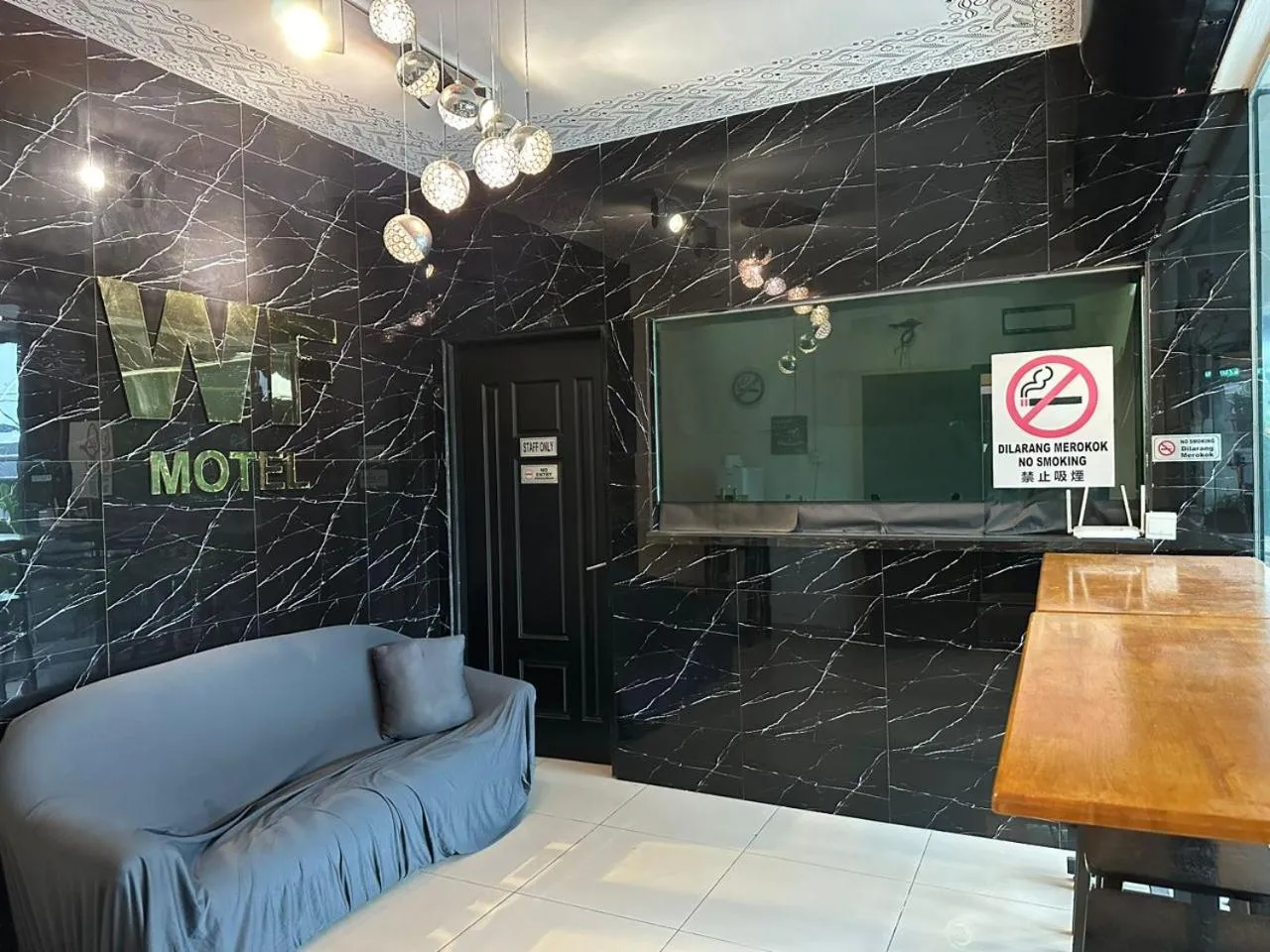 Lobby or reception in WF Motel