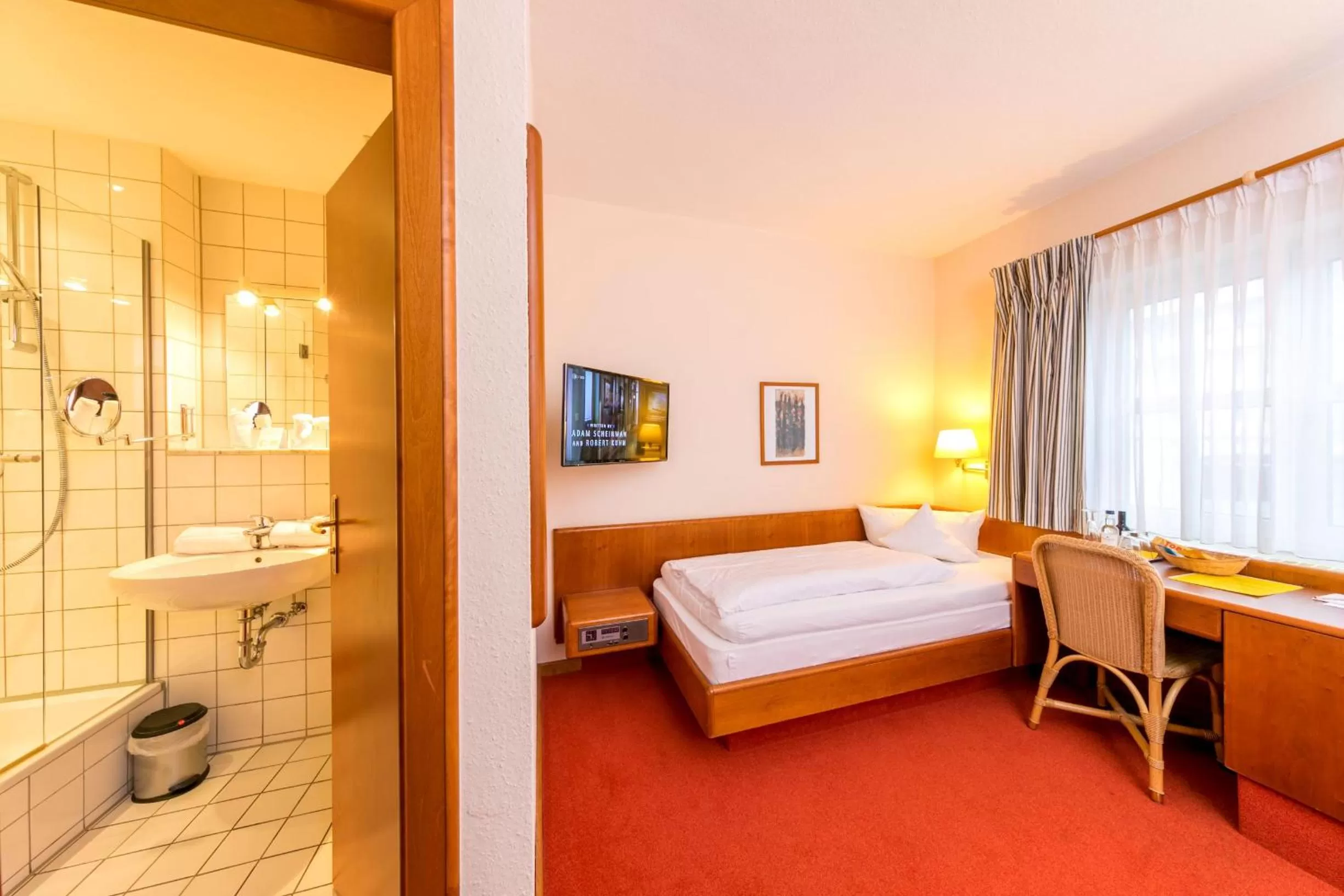 Decorative detail, Bed in CityHotel Kempten