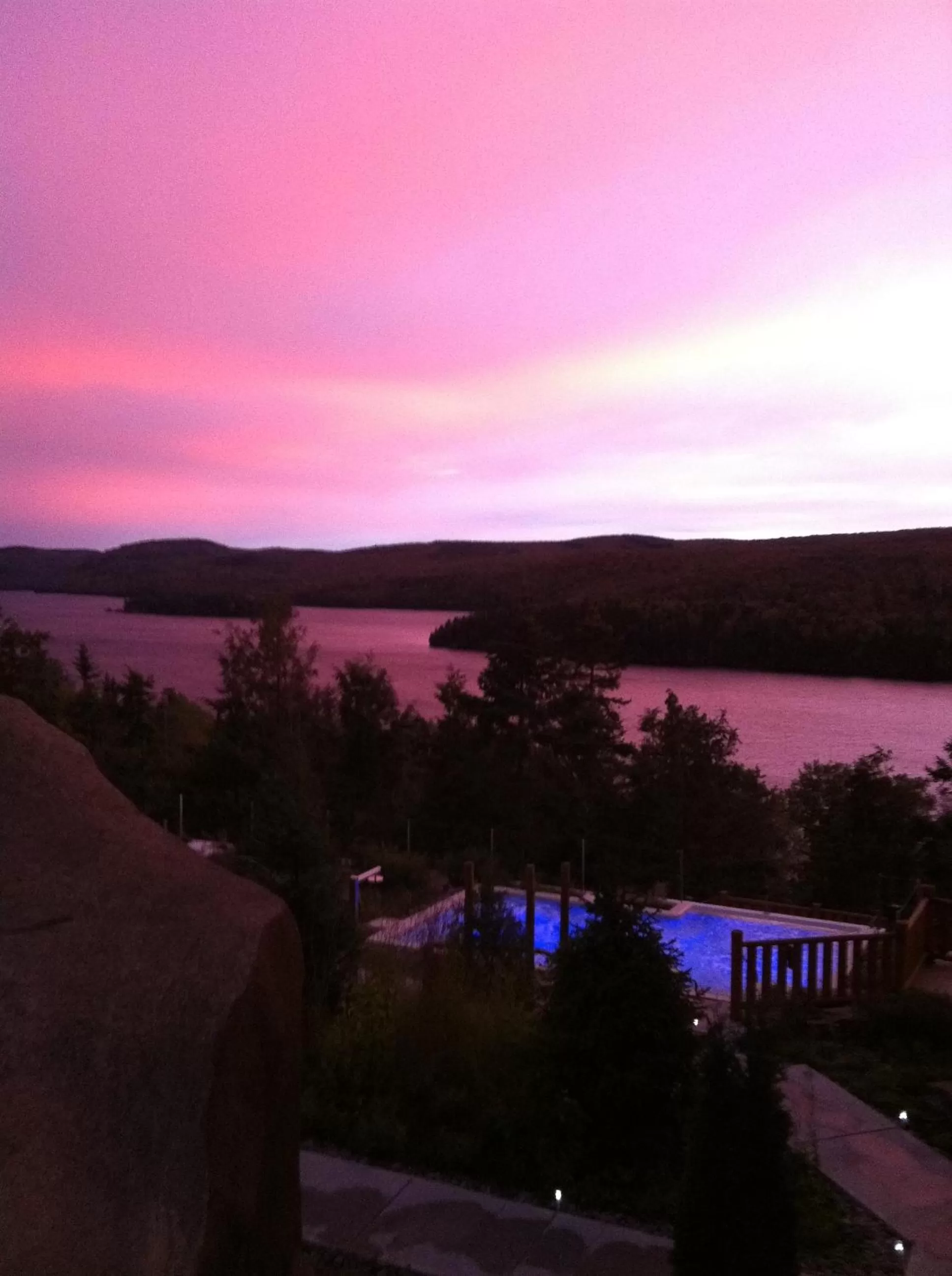 Bird's eye view in Sacacomie Hôtel et Spa