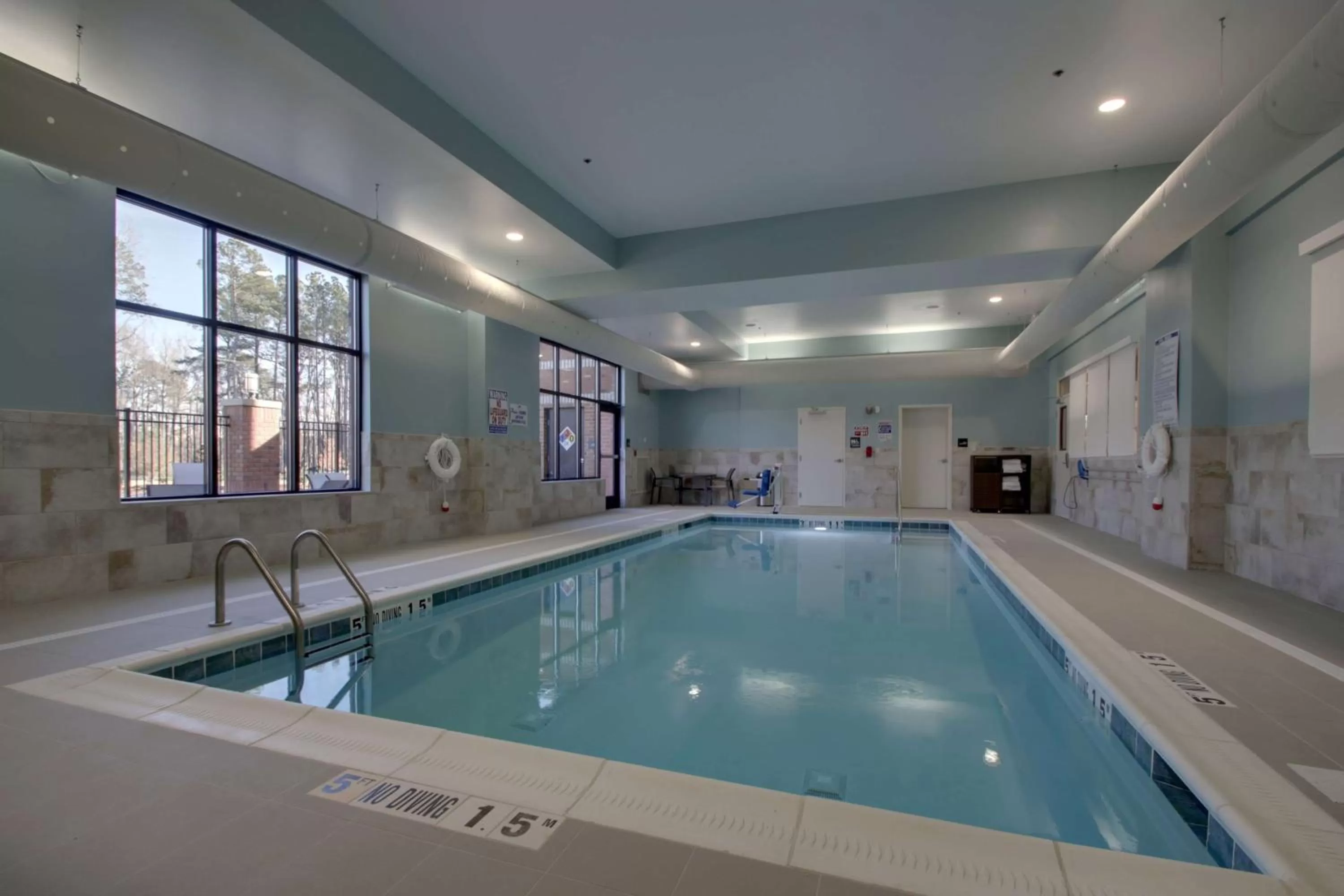 Pool view in Hampton Inn & Suites By Hilton Knightdale Raleigh