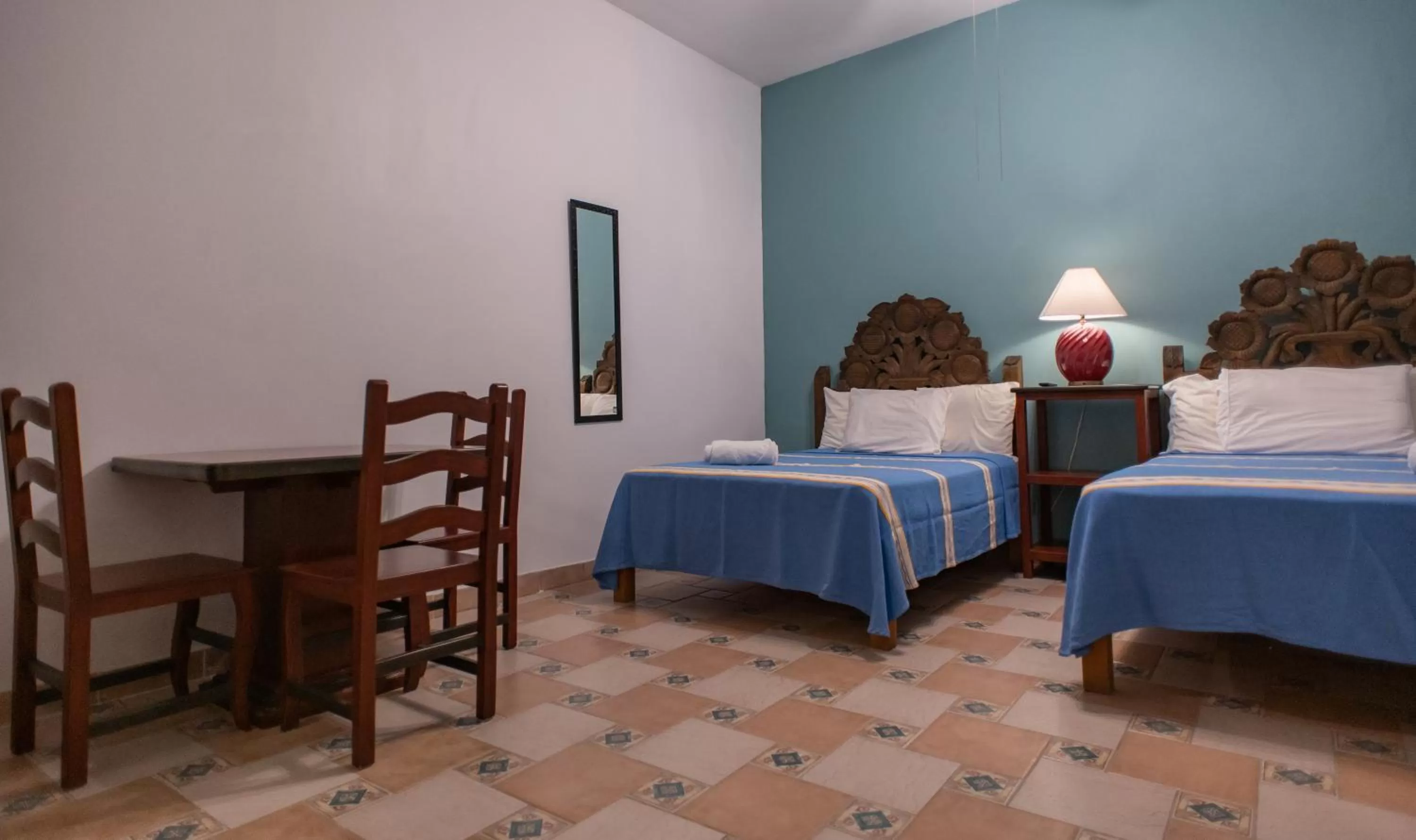 Bed in Posada San Miguelito