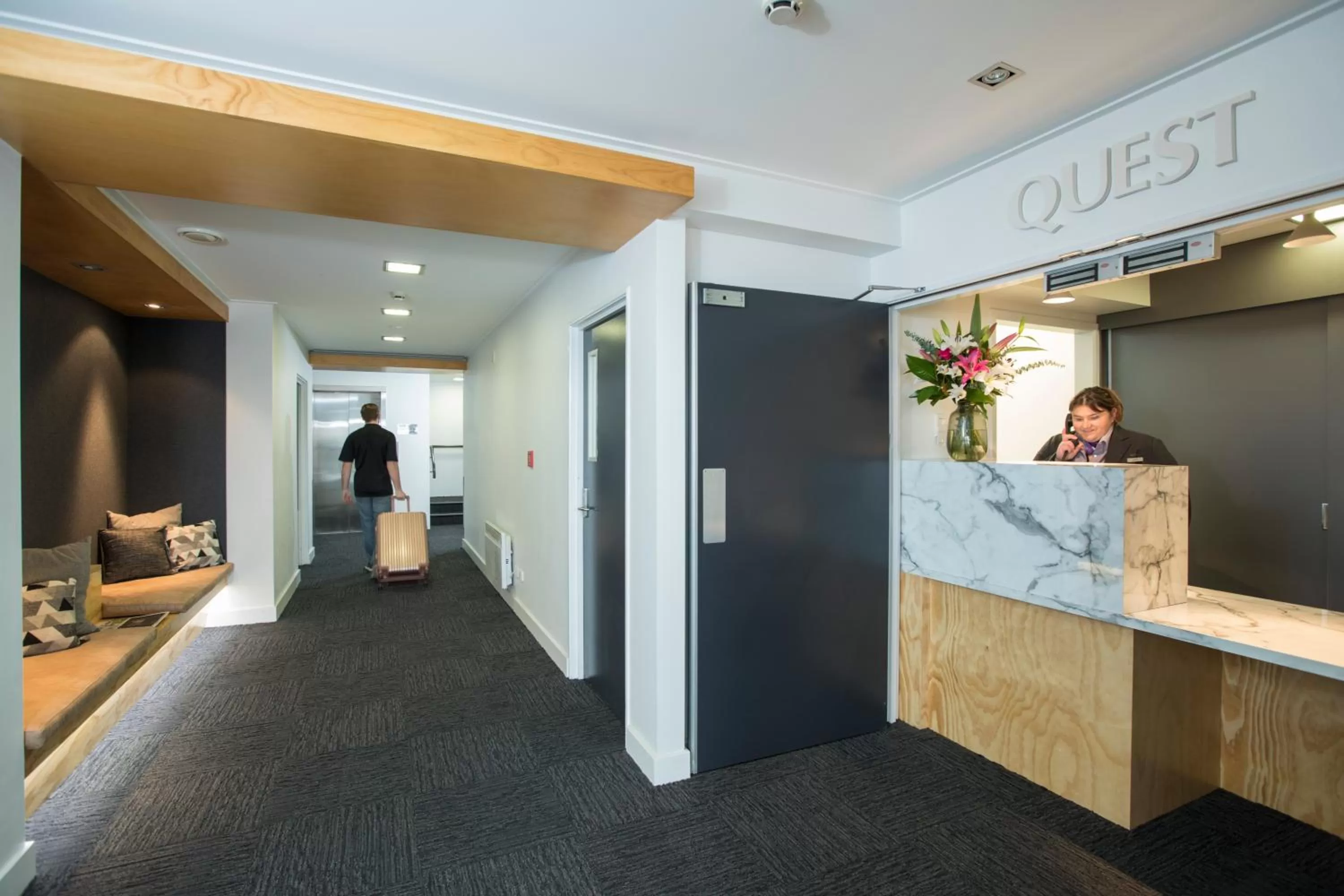 Lobby or reception in Quest Dunedin Serviced Apartments