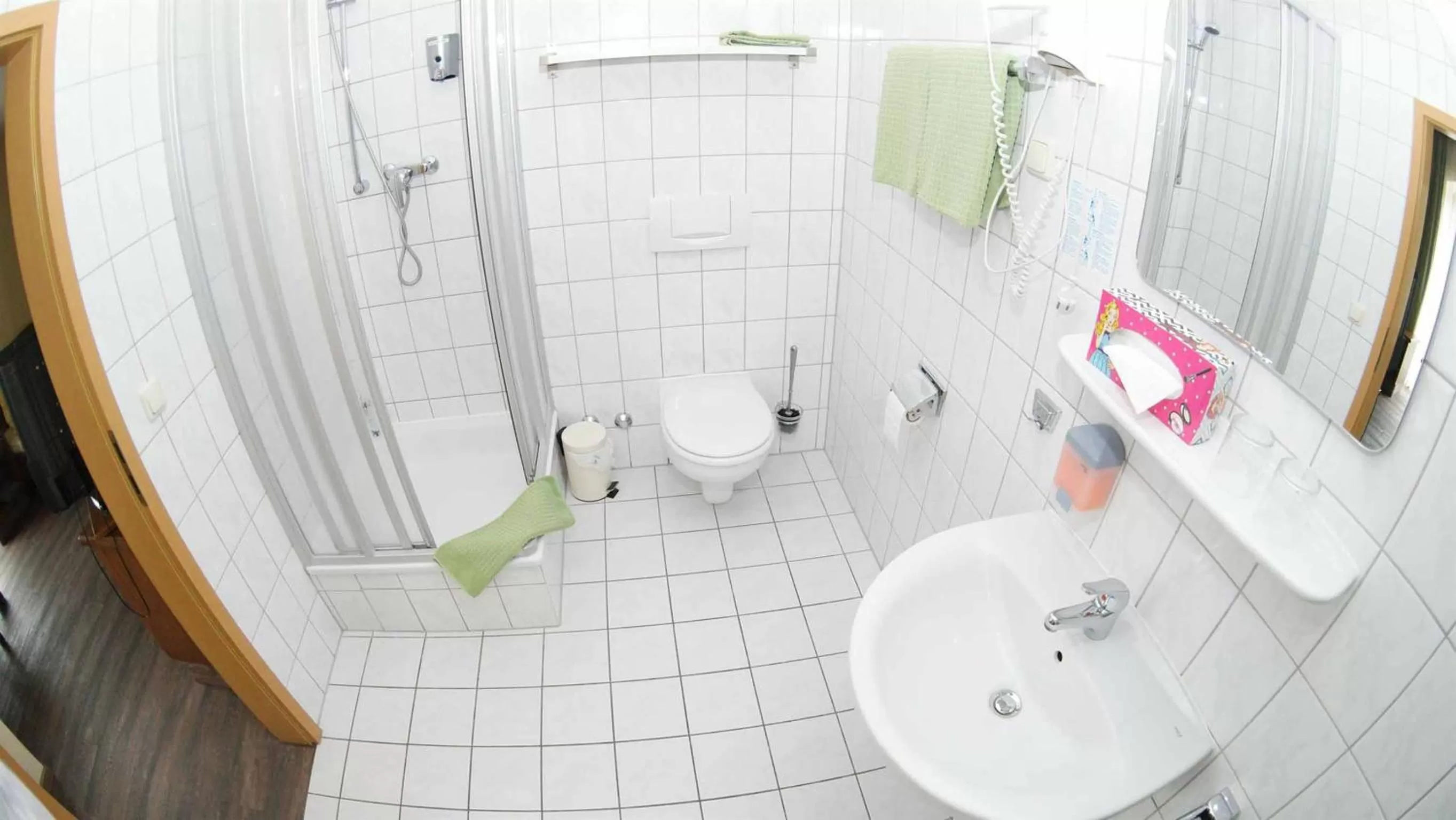 Bathroom in Hotel und Restaurant Rittergut Kreipitzsch