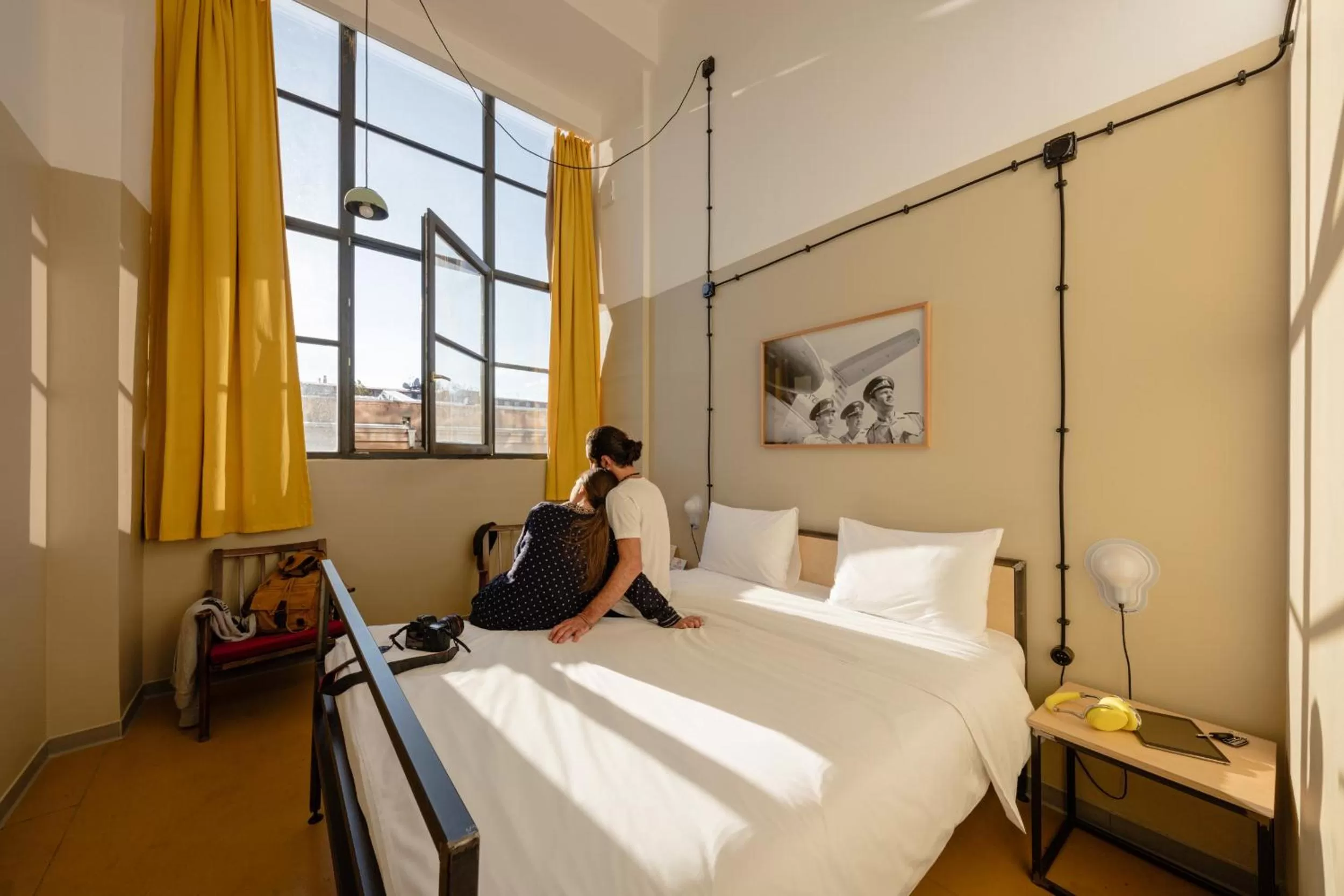 People, Bed in Fabrika Hostel & Suites