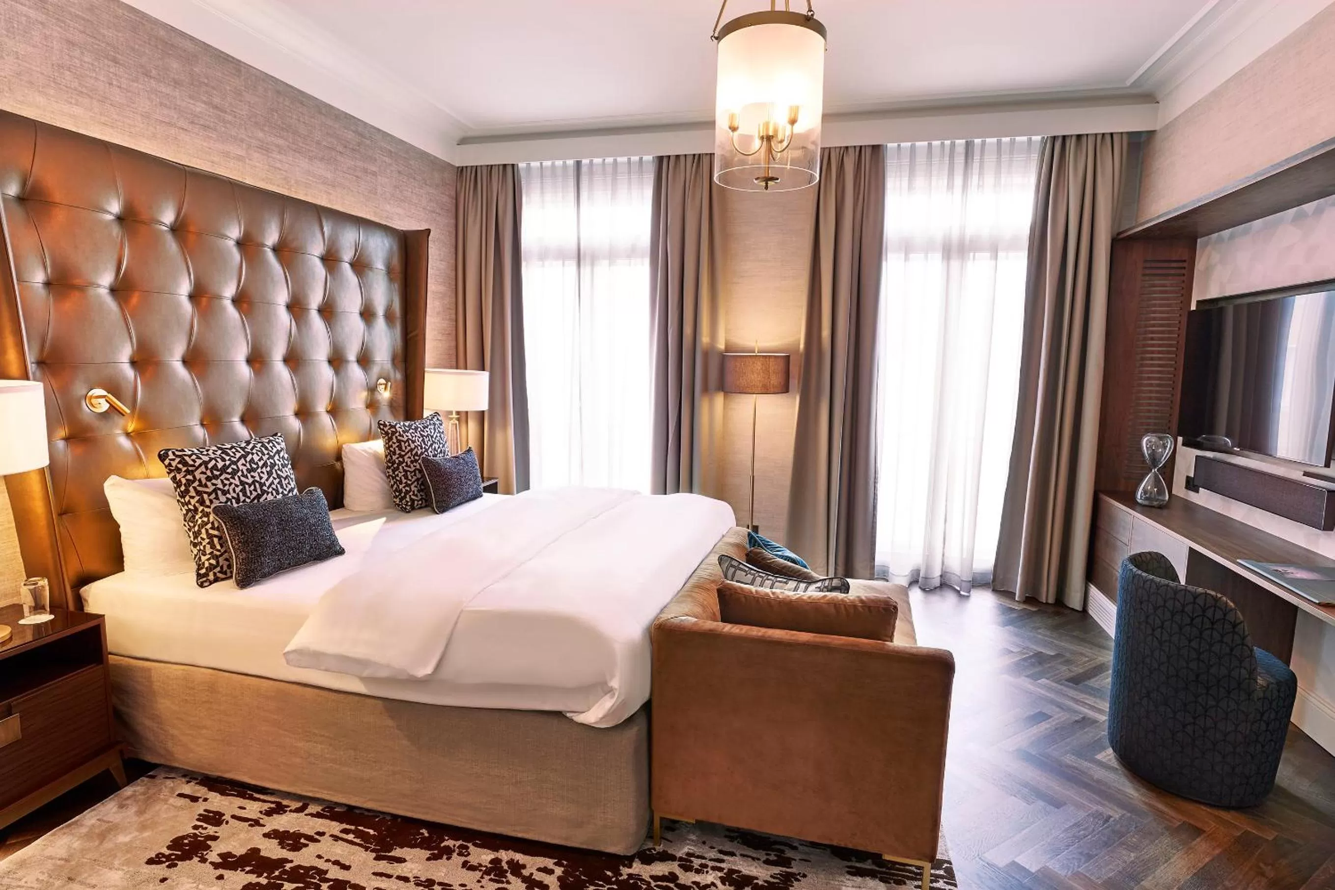 Bedroom, Bed in Steigenberger Icon Parkhotel Düsseldorf