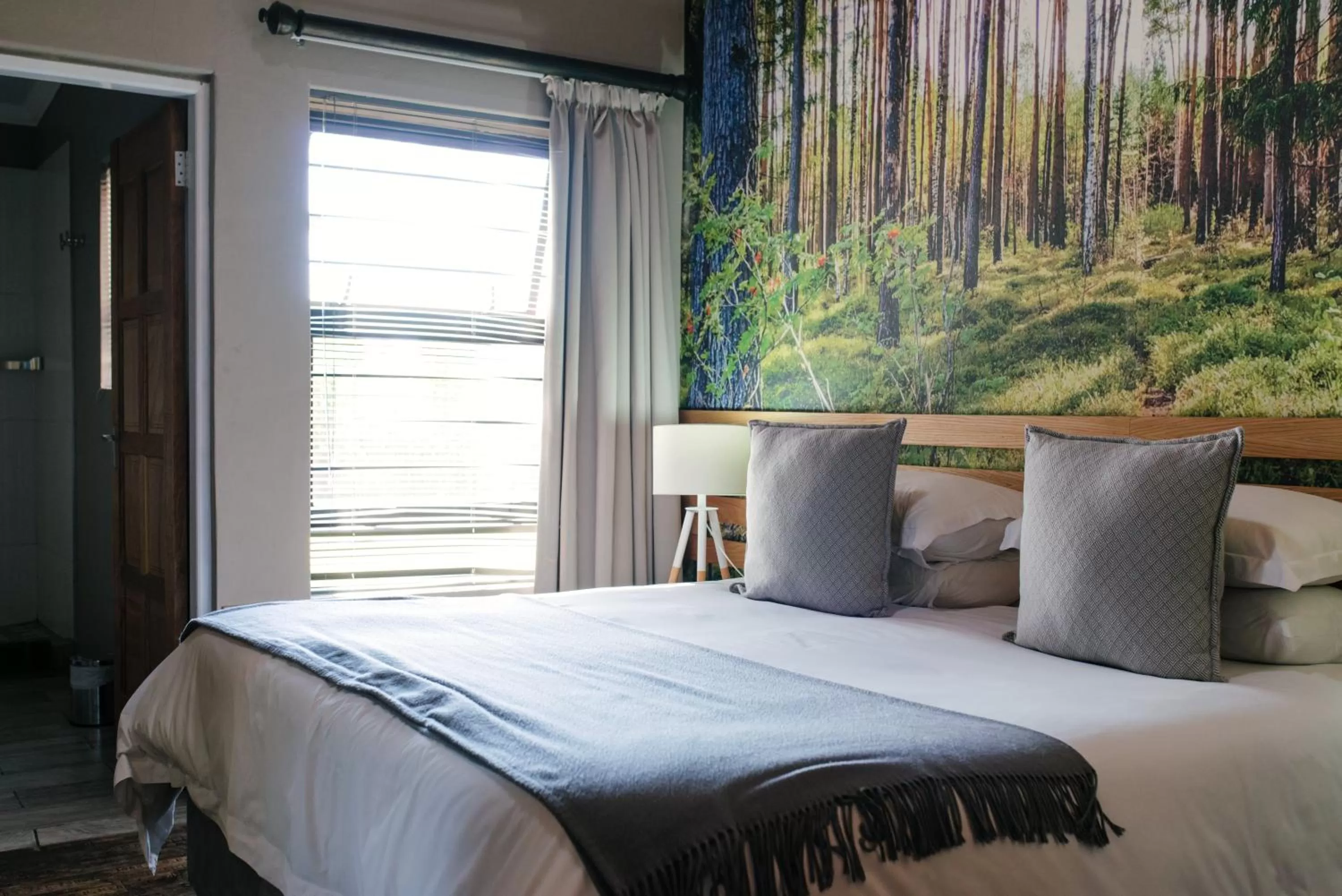 Bed in Agapé Boutique Guesthouse Bothaville