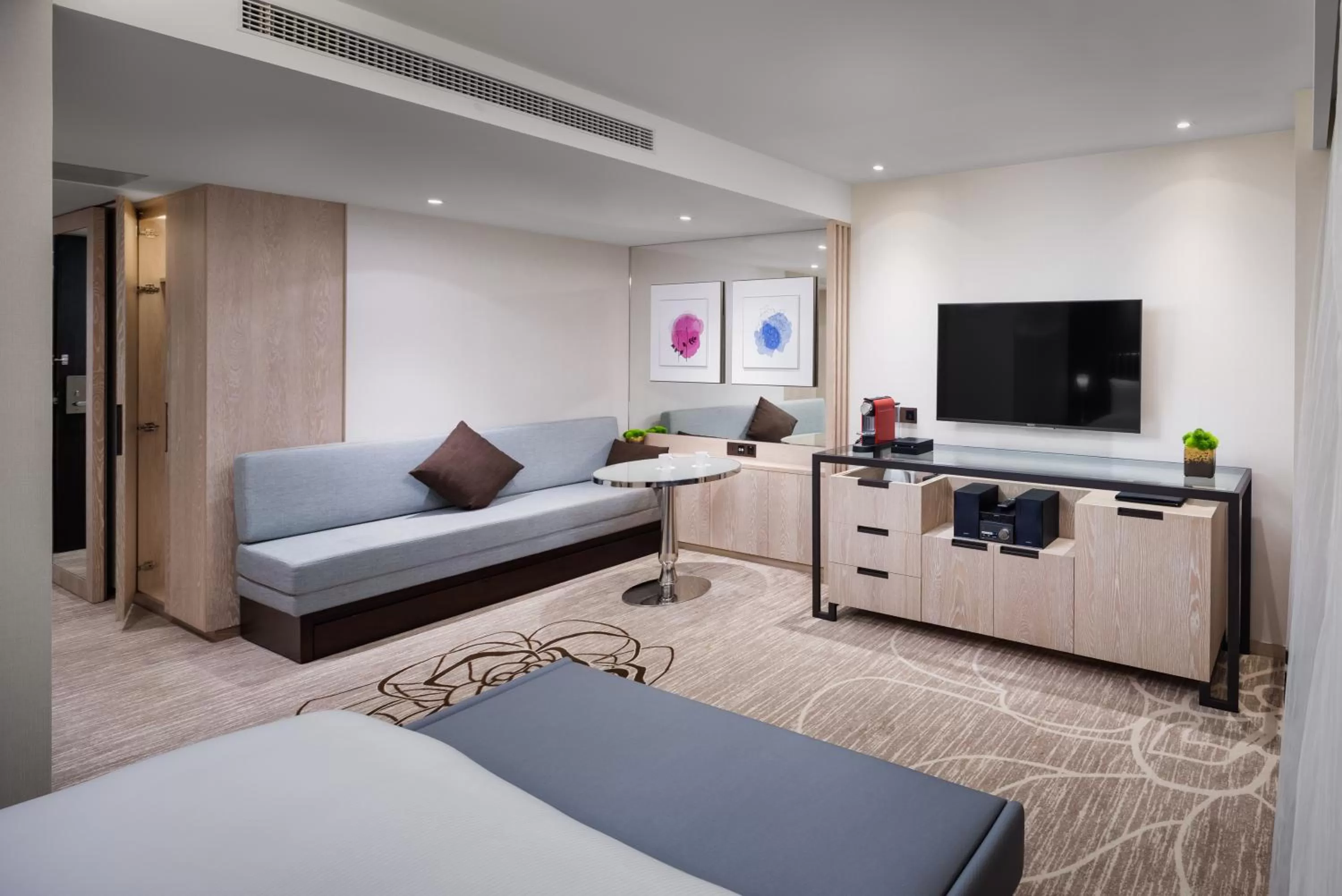 Bed in K Hotel Taipei Chang-An