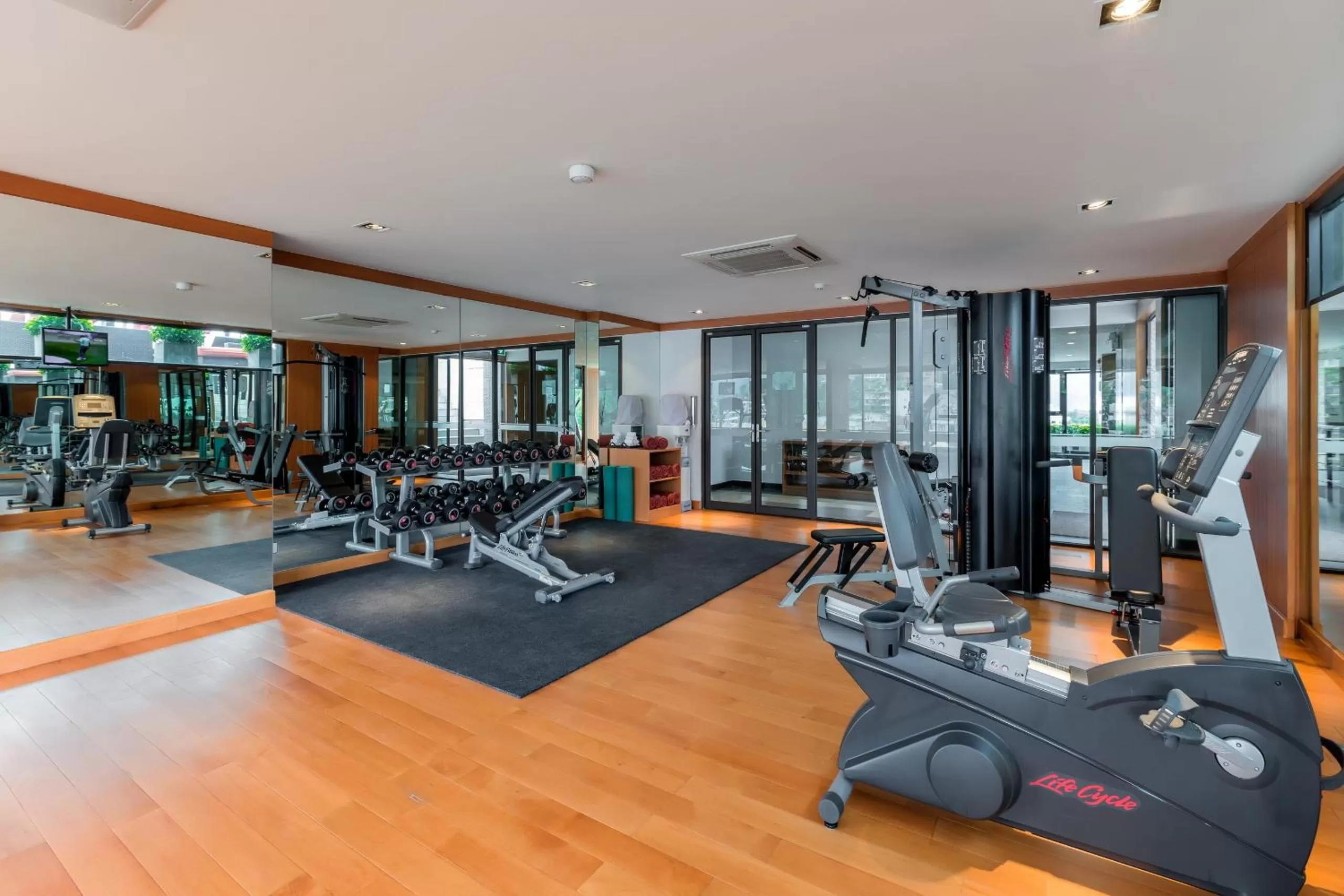 Fitness centre/facilities in The Charm Resort Phuket - SHA Certified