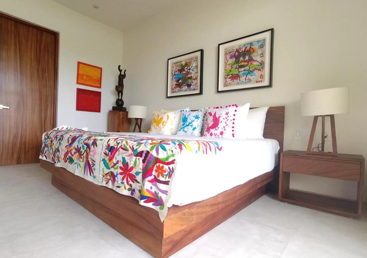 Bed in Marea Beachfront Villas