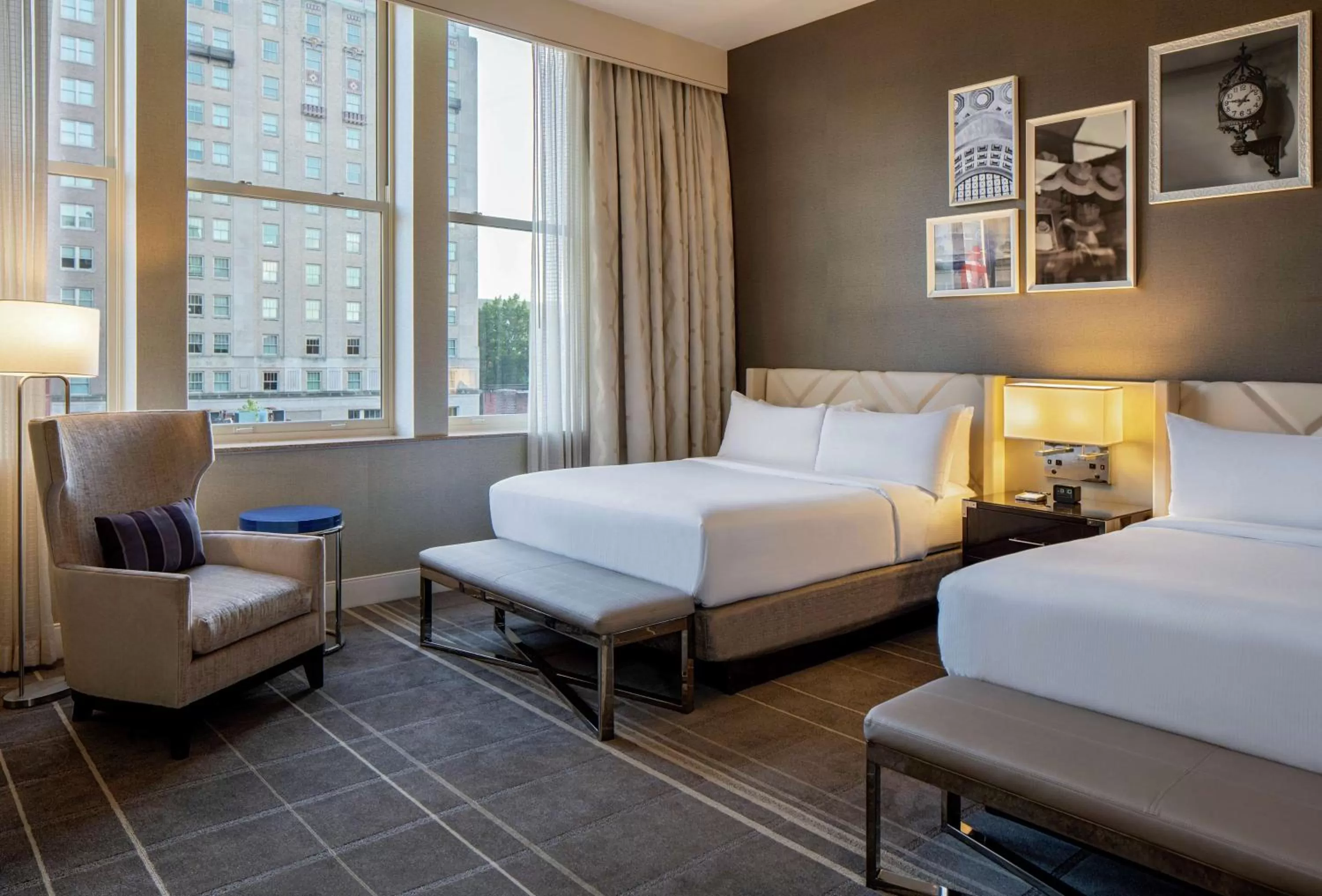 Bed in Hilton Richmond Downtown