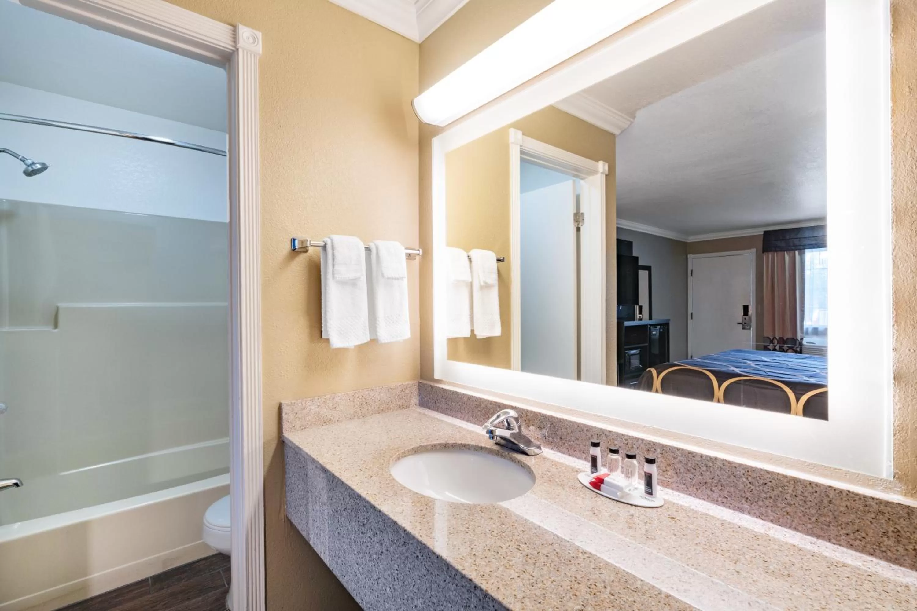 Shower in Super 8 Ukiah by Wyndham