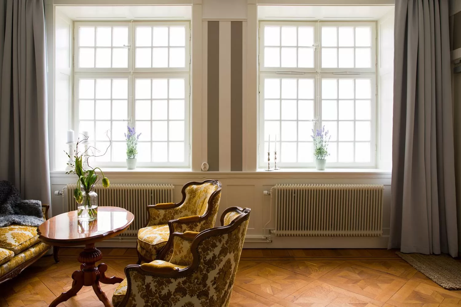 Living room in Hotell Breda Blick