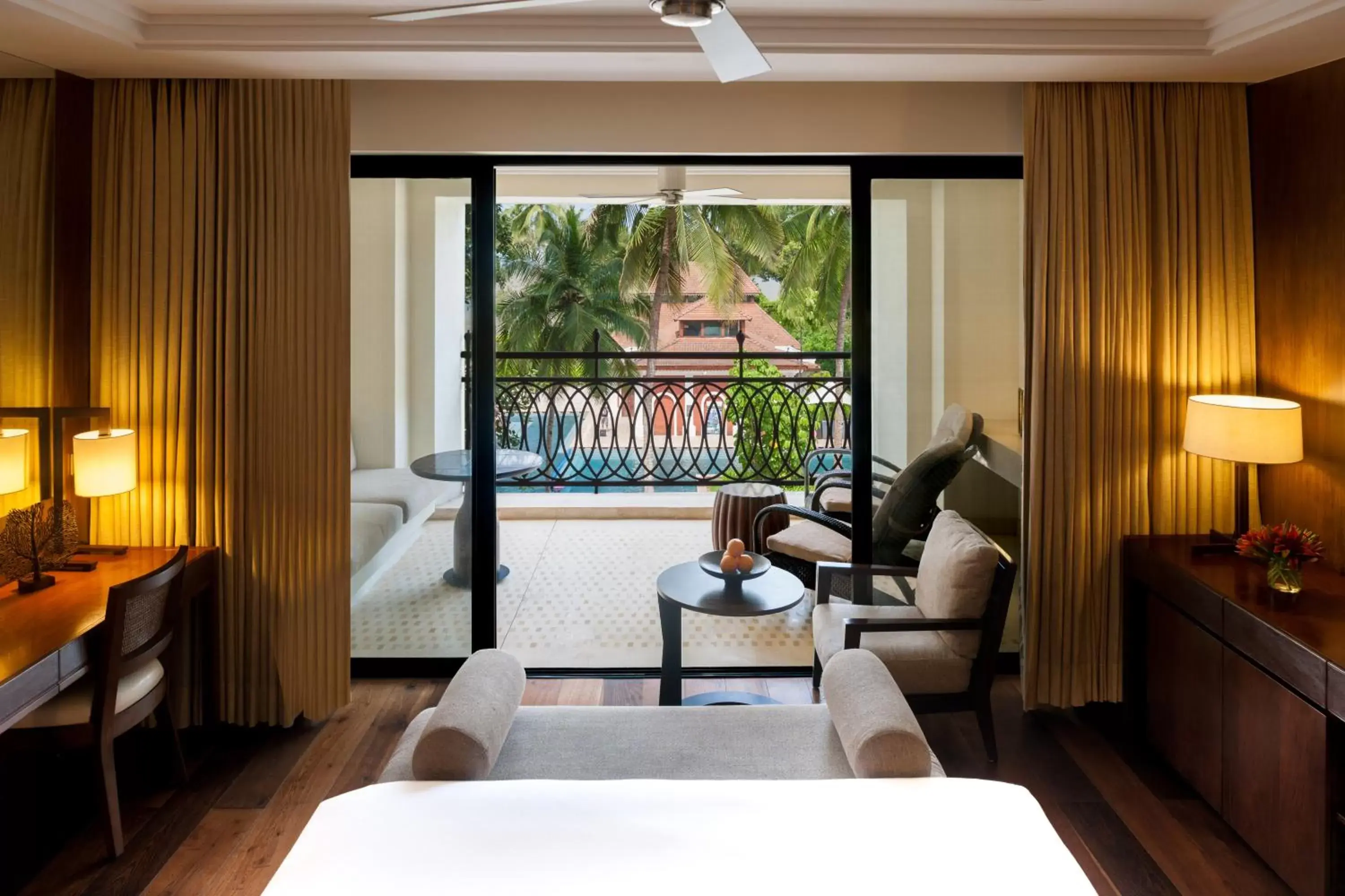 King Bed with Balcony Pool View Club Access - Complimentary Airport transfers from Dabolim and Mopa Airport in Grand Hyatt Goa King Bed with Balcony Pool View Club Access - Complimentary Airport transfers from Dabolim and Mopa Airport in Grand Hyatt Goa