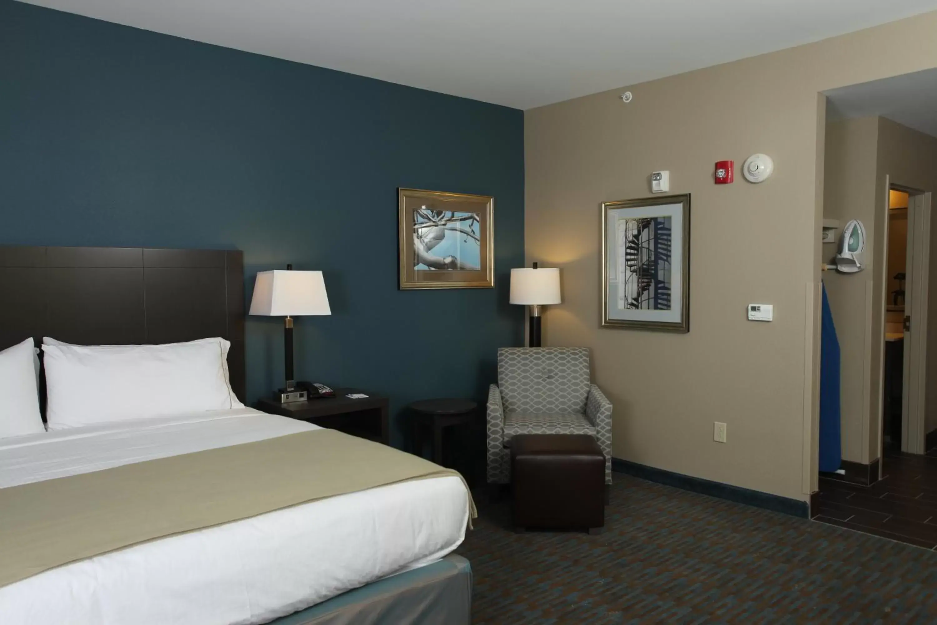 King Room - Hearing Accessible - Roll-in Shower in Holiday Inn Express Hotel & Suites Goldsboro - Base Area by IHG King Room - Hearing Accessible - Roll-in Shower in Holiday Inn Express Hotel & Suites Goldsboro - Base Area by IHG