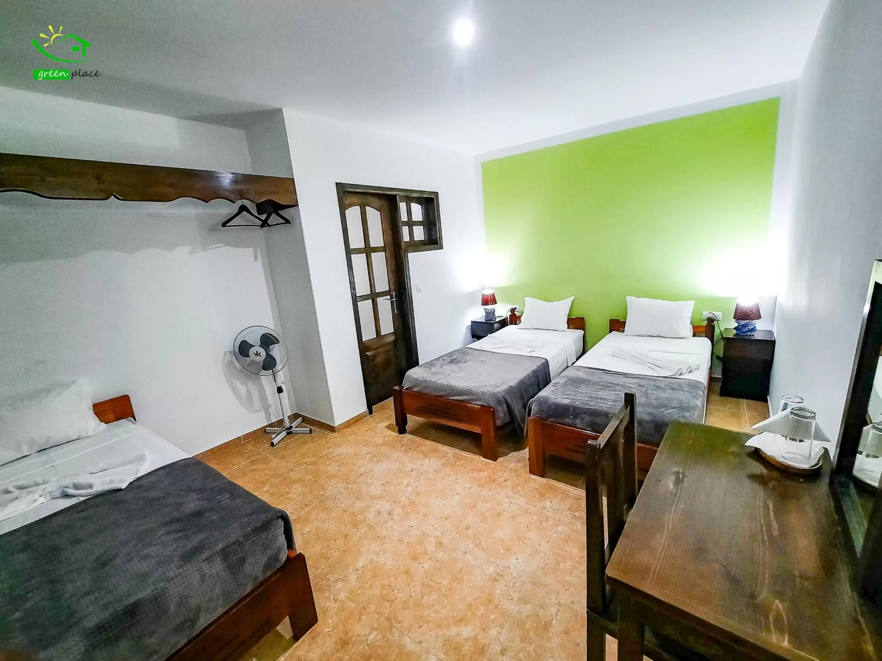 Bed in Pousada Green Place