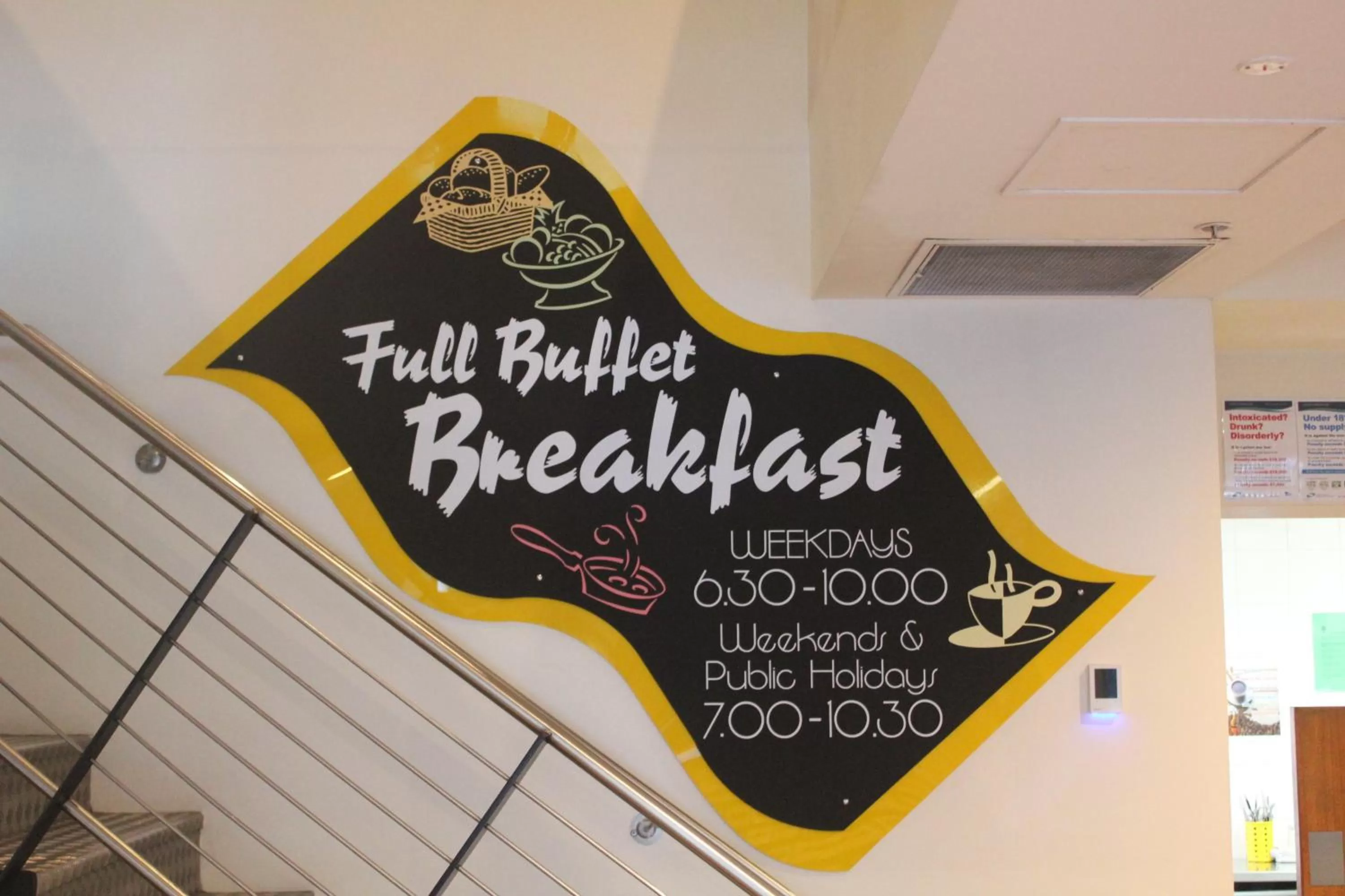 Breakfast in YEHS Hotel Melbourne CBD