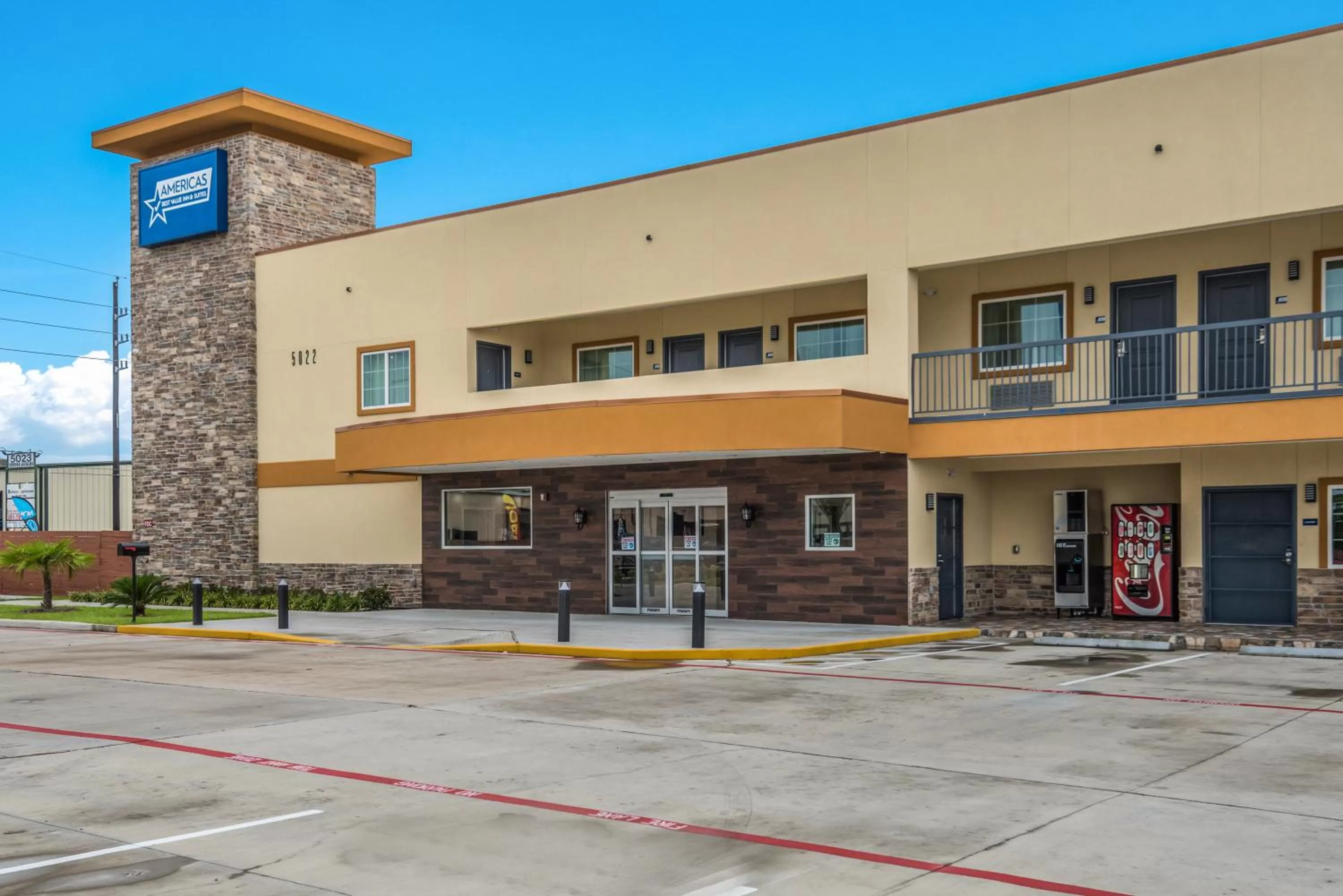 Property building in Americas Best Value Inn & Suites Houston at Hwy 6