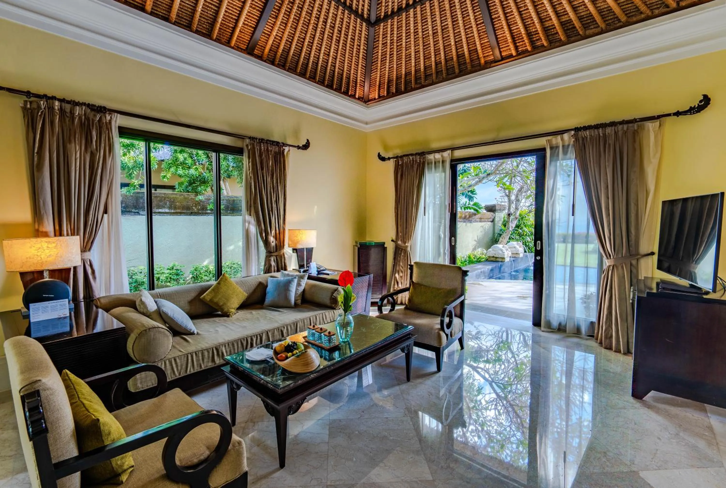 Living room in AYANA Villas Bali