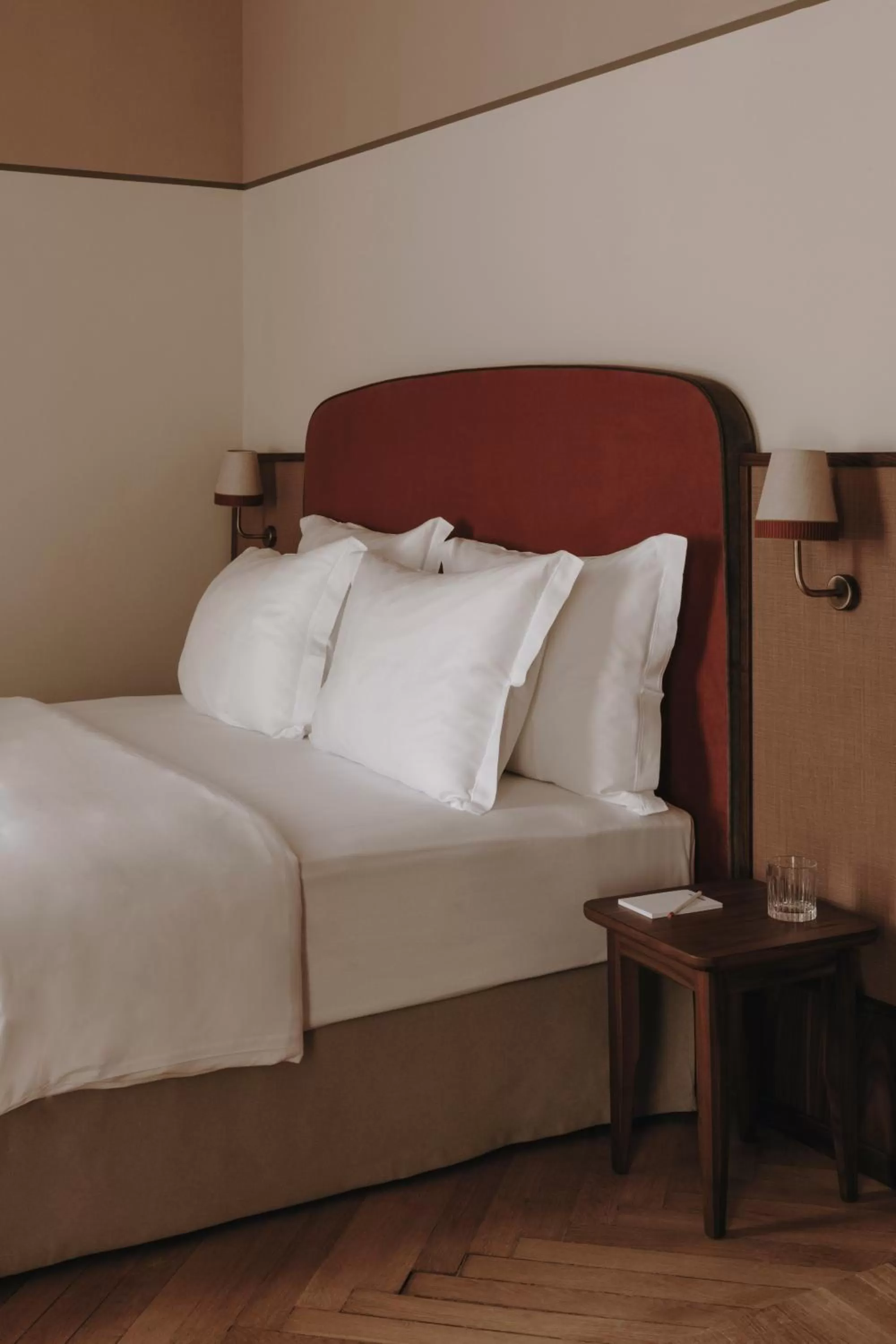 Bedroom, Bed in Parkhotel Mondschein, a Member of Design Hotels