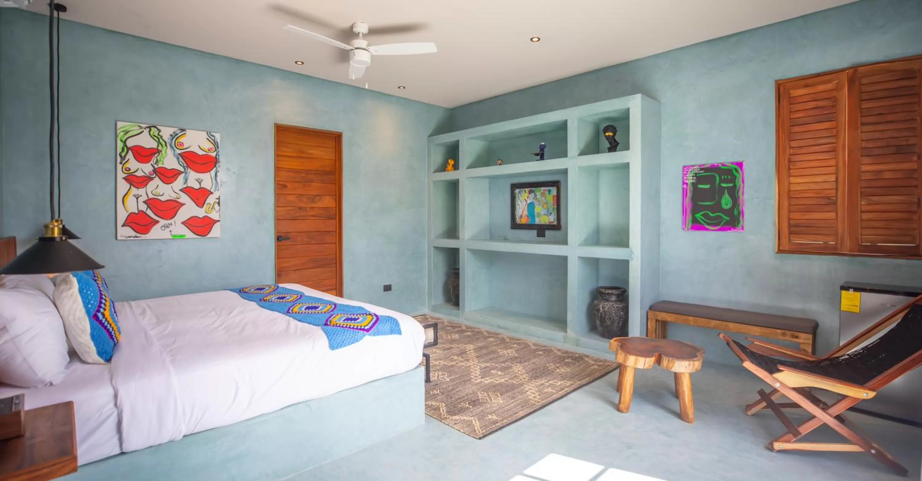 Bed in Turquoise Tulum Hotel