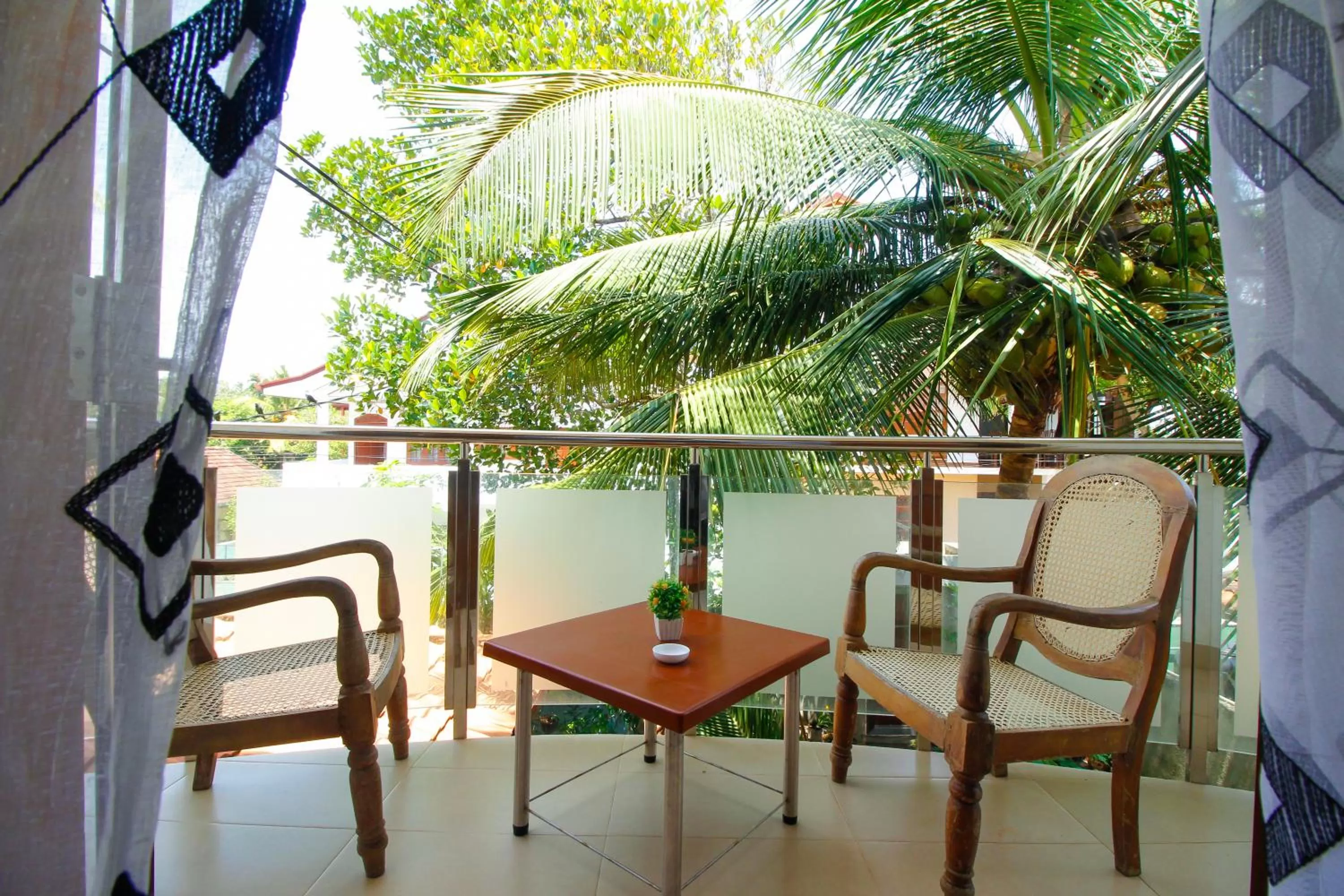 Balcony/Terrace in Dedunu Home Bentota