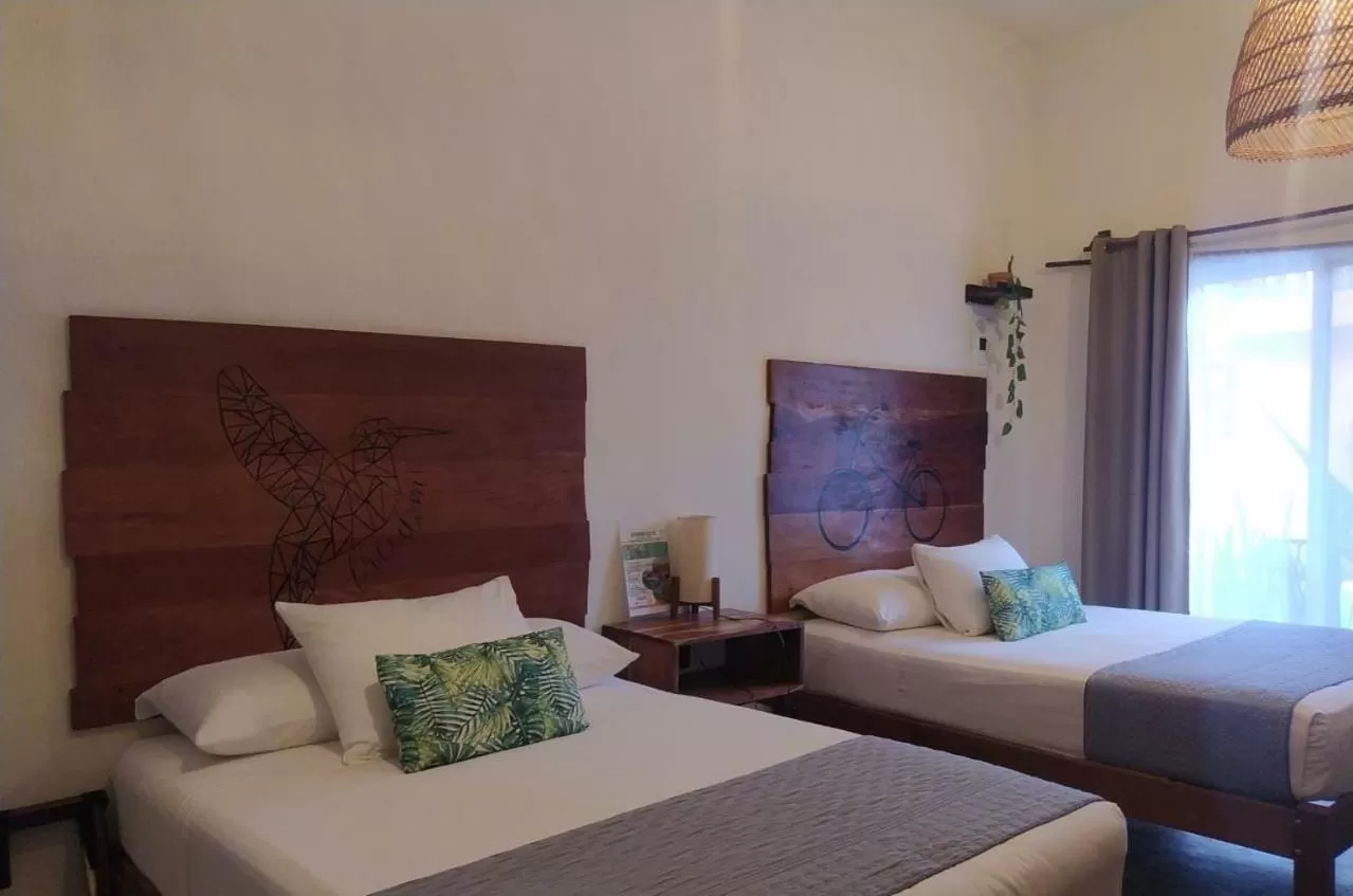 Bed in Hotel Sur Bacalar