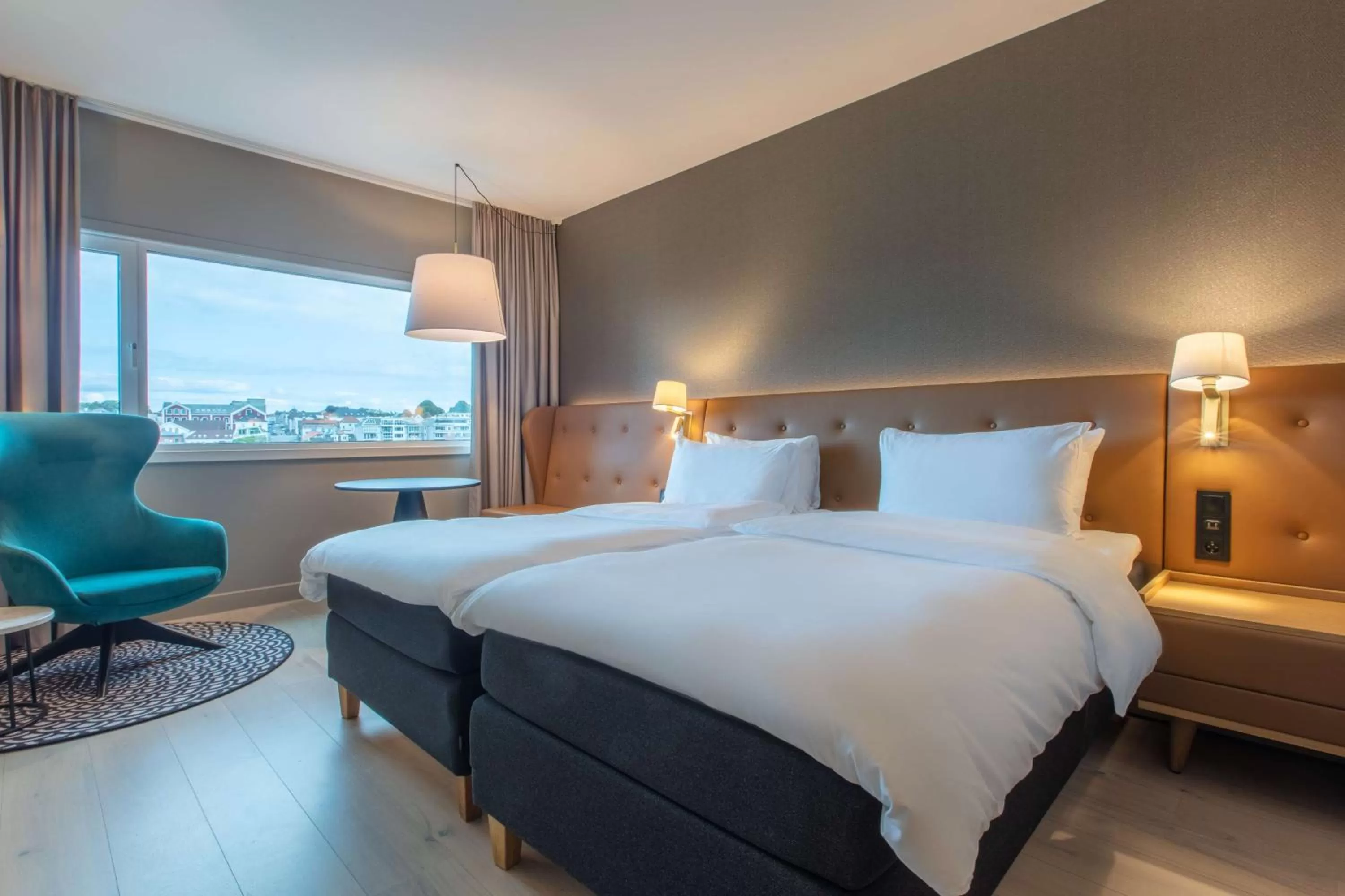 Photo of the whole room, Bed in Radisson Blu Atlantic Hotel, Stavanger