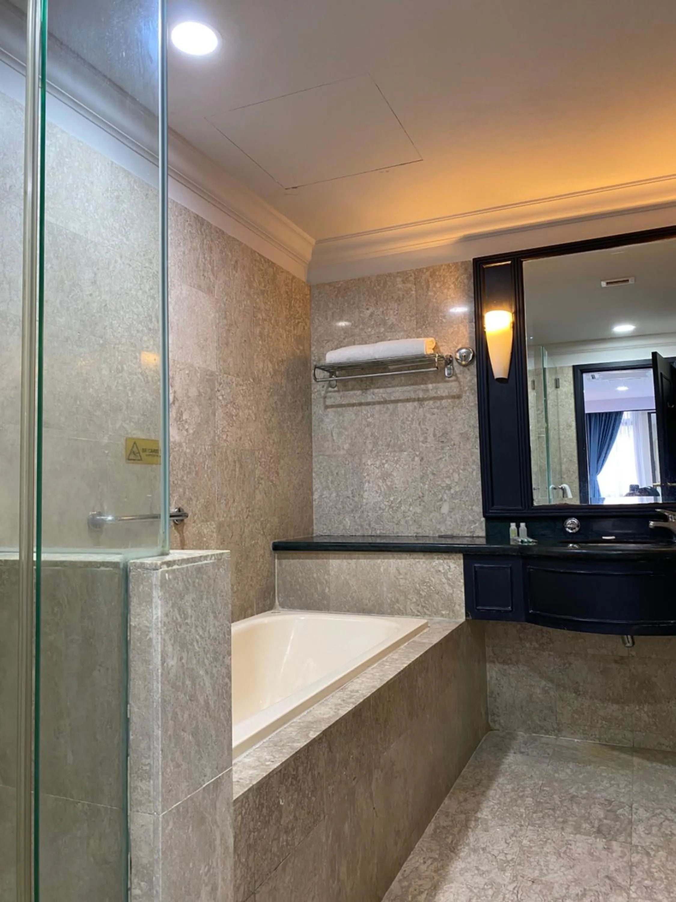 Shower in Serviced Apartments at Times Square Kuala Lumpur by Robinsons