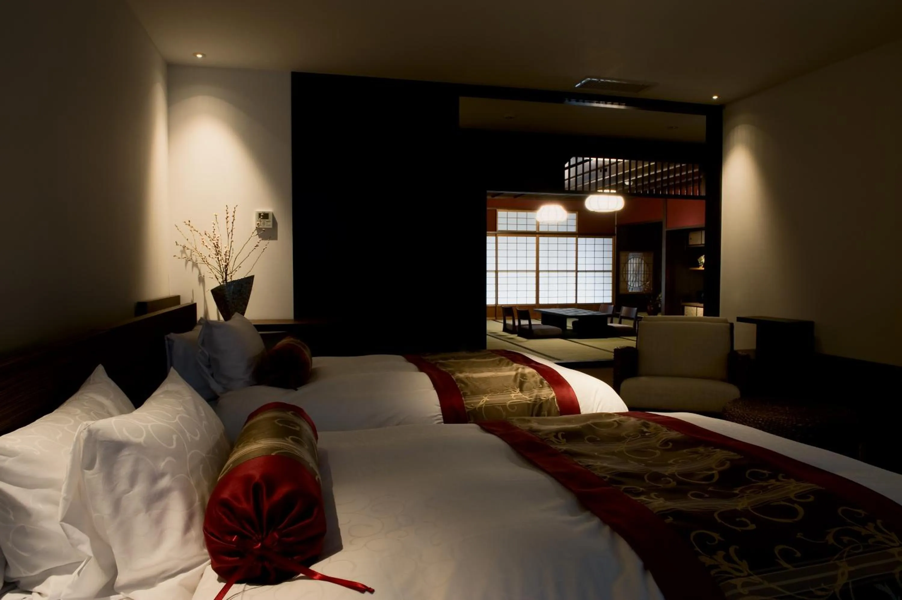 Bed in Kizashi The Suite Kyoto Gion