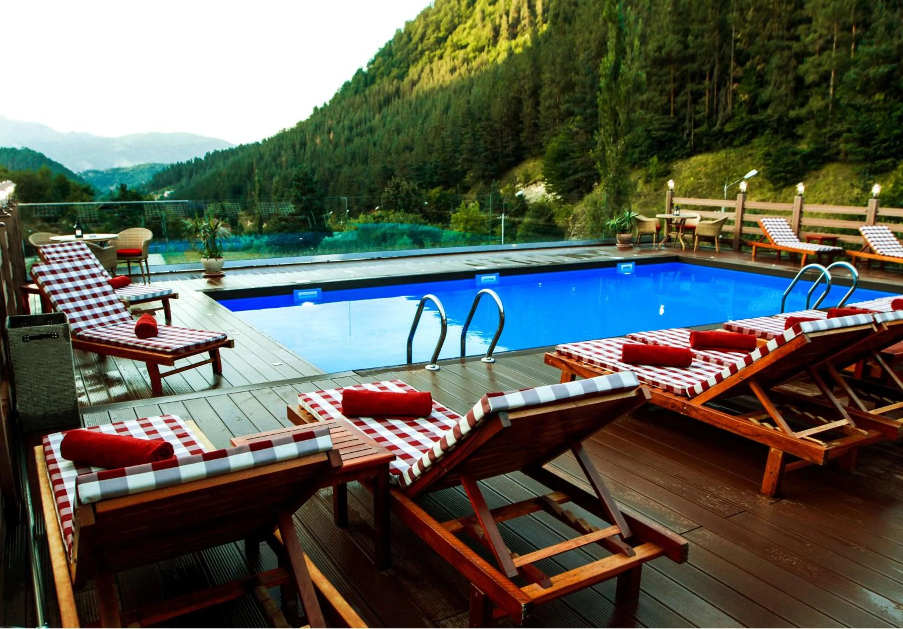 Pool view in Best Western Plus Paradise Hotel Dilijan