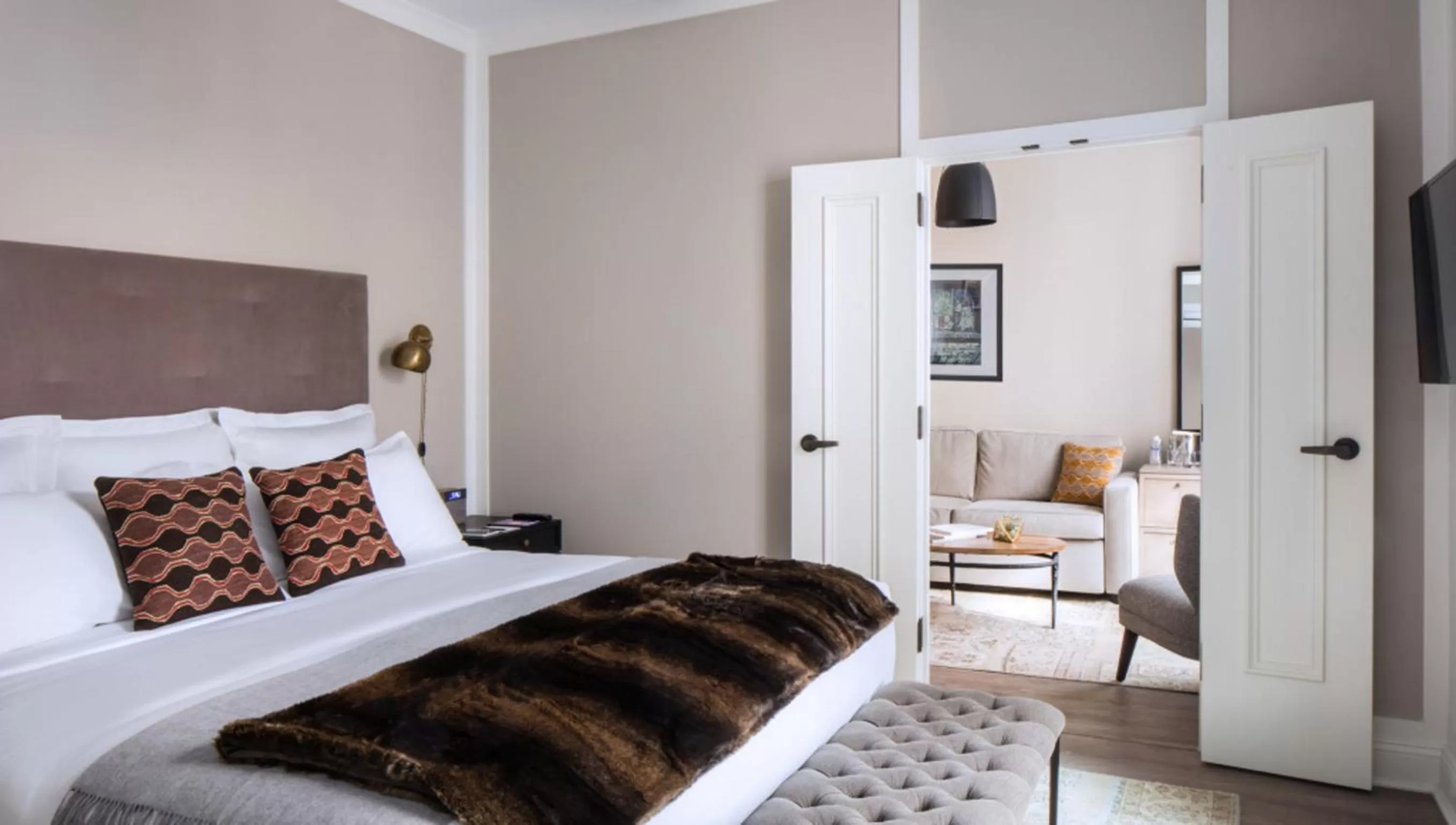 Bedroom, Bed in HGU New York