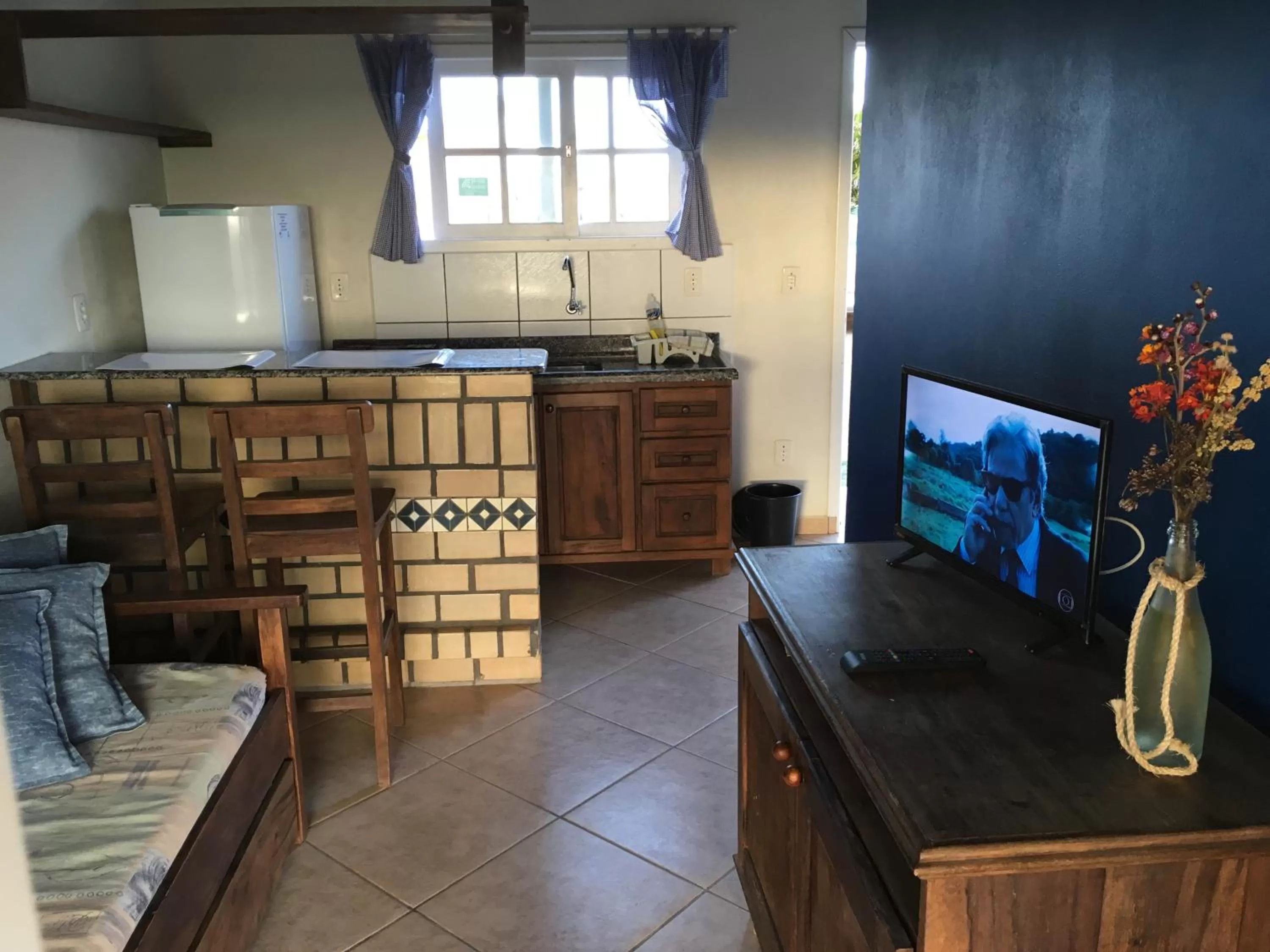 Kitchen or kitchenette in Pousada dos Sambaquis