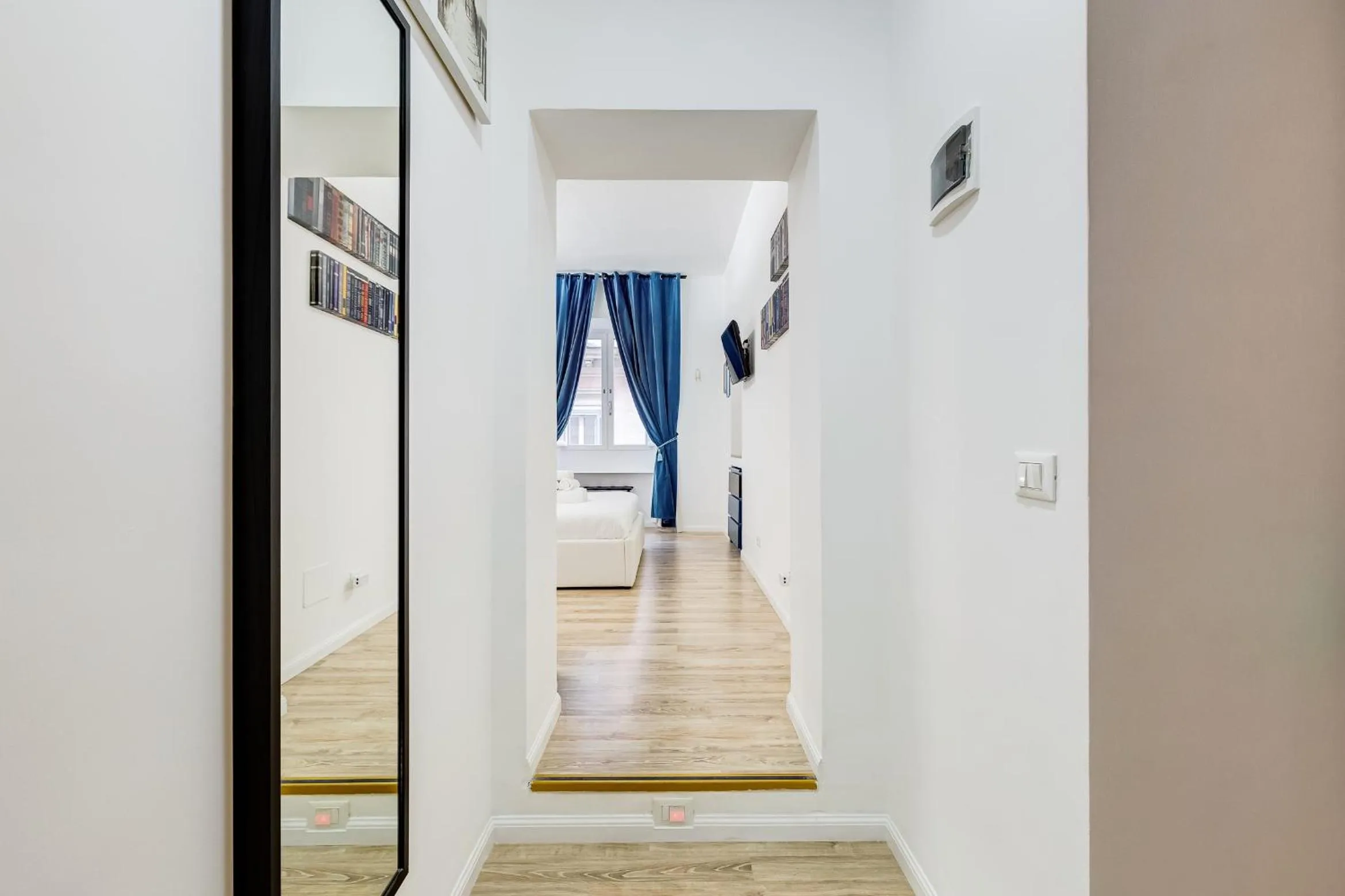 Bed in Ripetta Central Suites