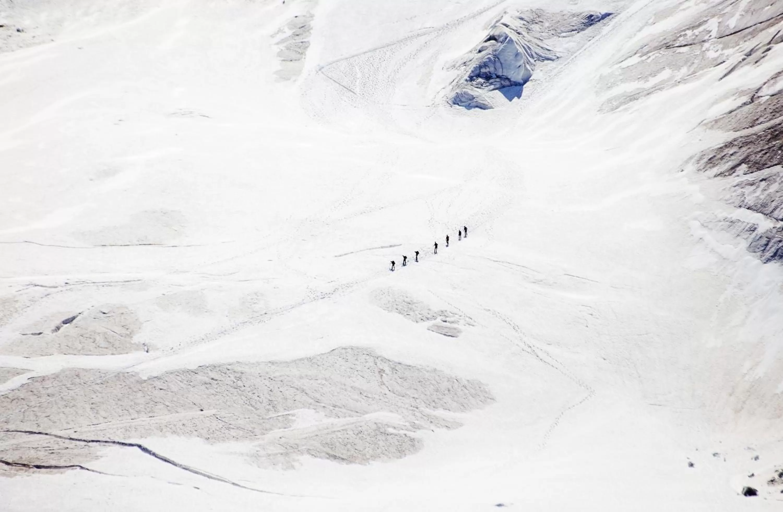 Bird's eye view in The Capra Saas-Fee