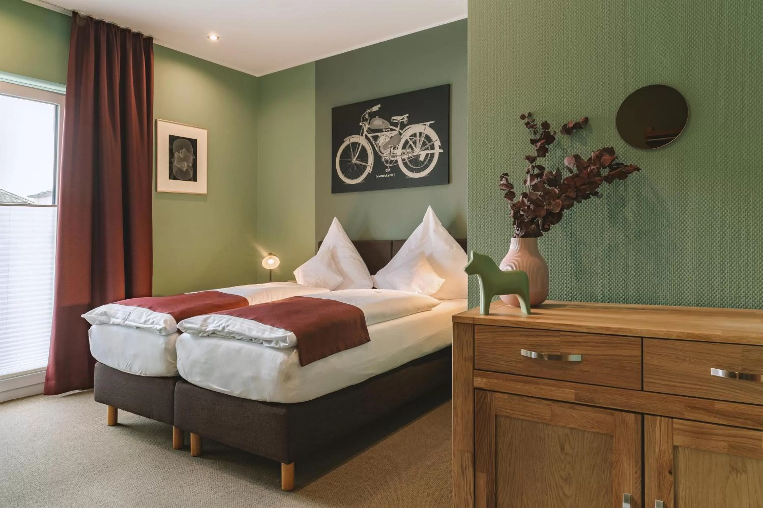 Bed in Hotel Louis Müller